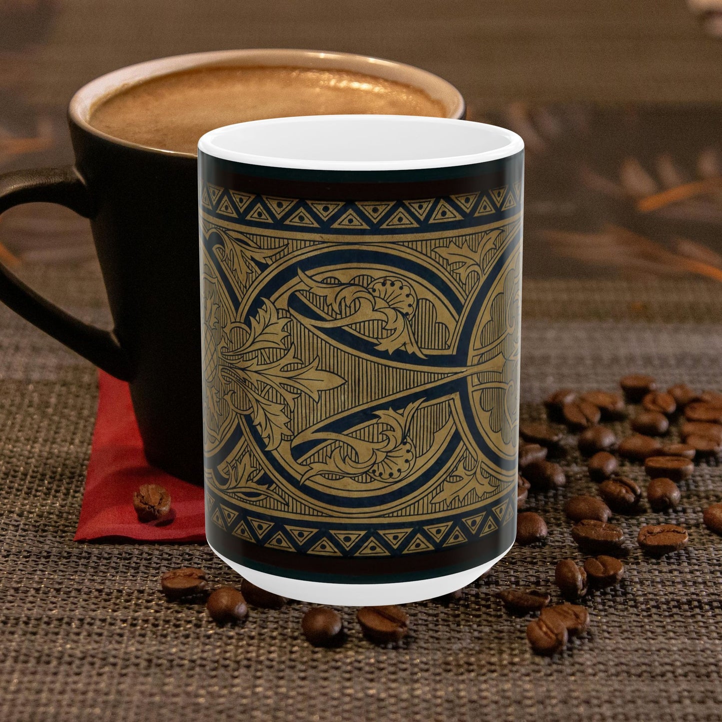 Ceramic Mug (11oz, 15oz)_ N2+ Series CM10OZ&15OZ PT2WW004_ Limited Edition by WesternWaves: