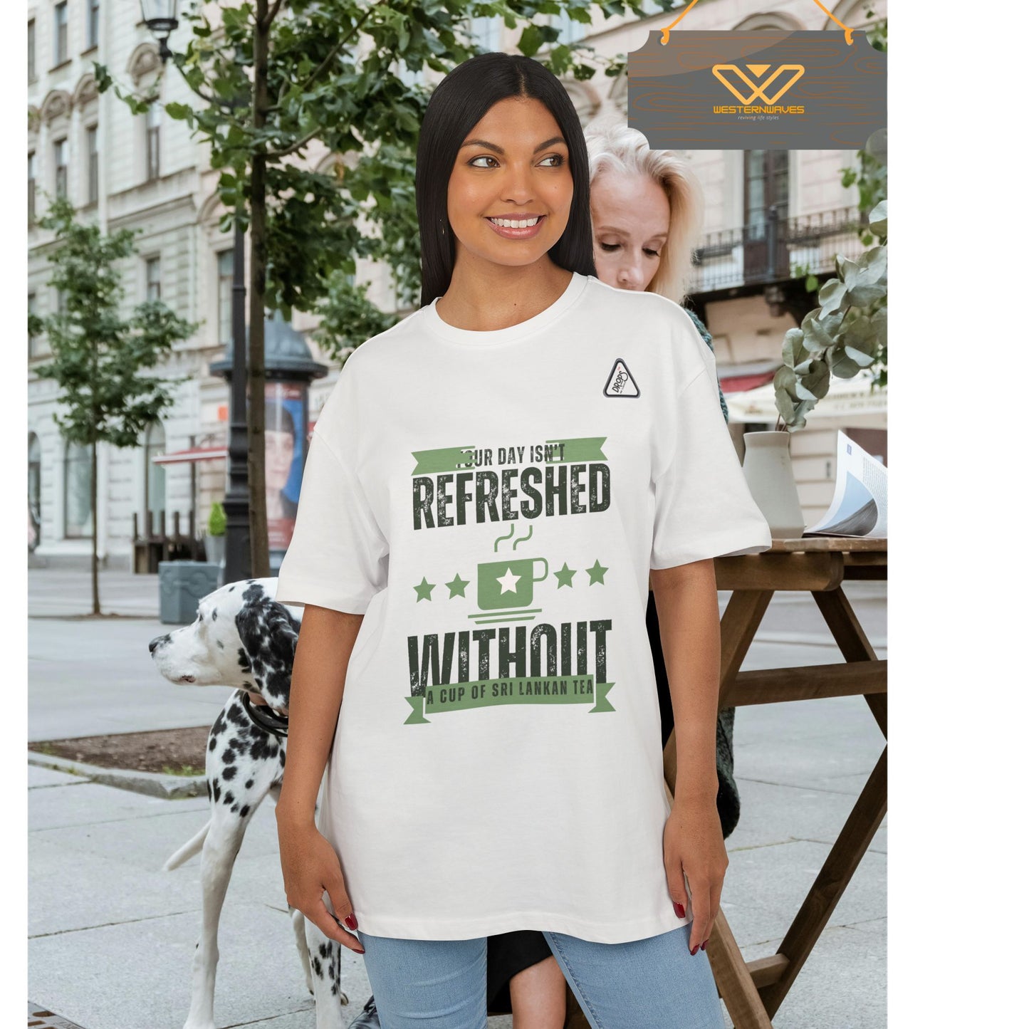 Unisex Oversized Tee_ N6+ Series USOSTEE PT2WW005_ Limited Edition by WesternWaves