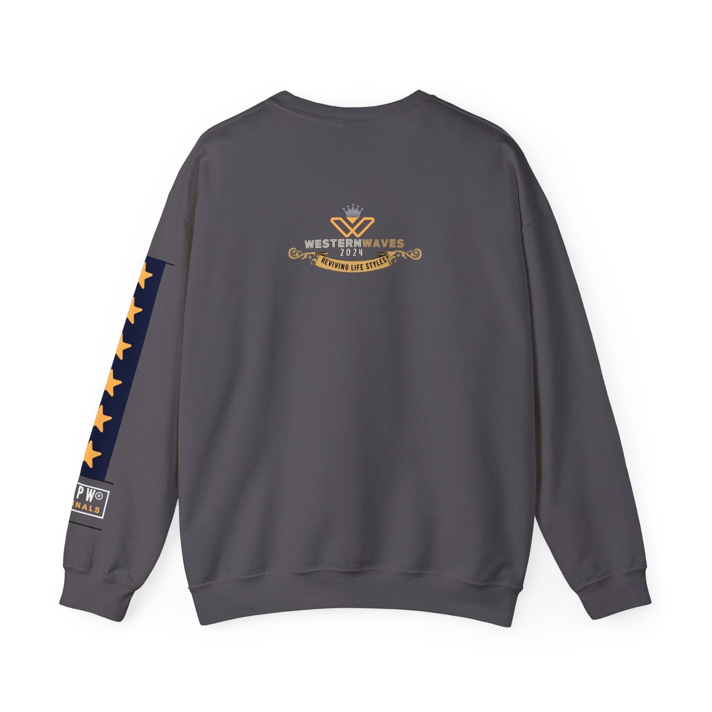 Unisex Heavy Blend™ Crewneck Sweatshirt_ N2 Series SPW UHBCSS PT2WW015_ Limited Edition Pure Luxury  By WesternWaves: