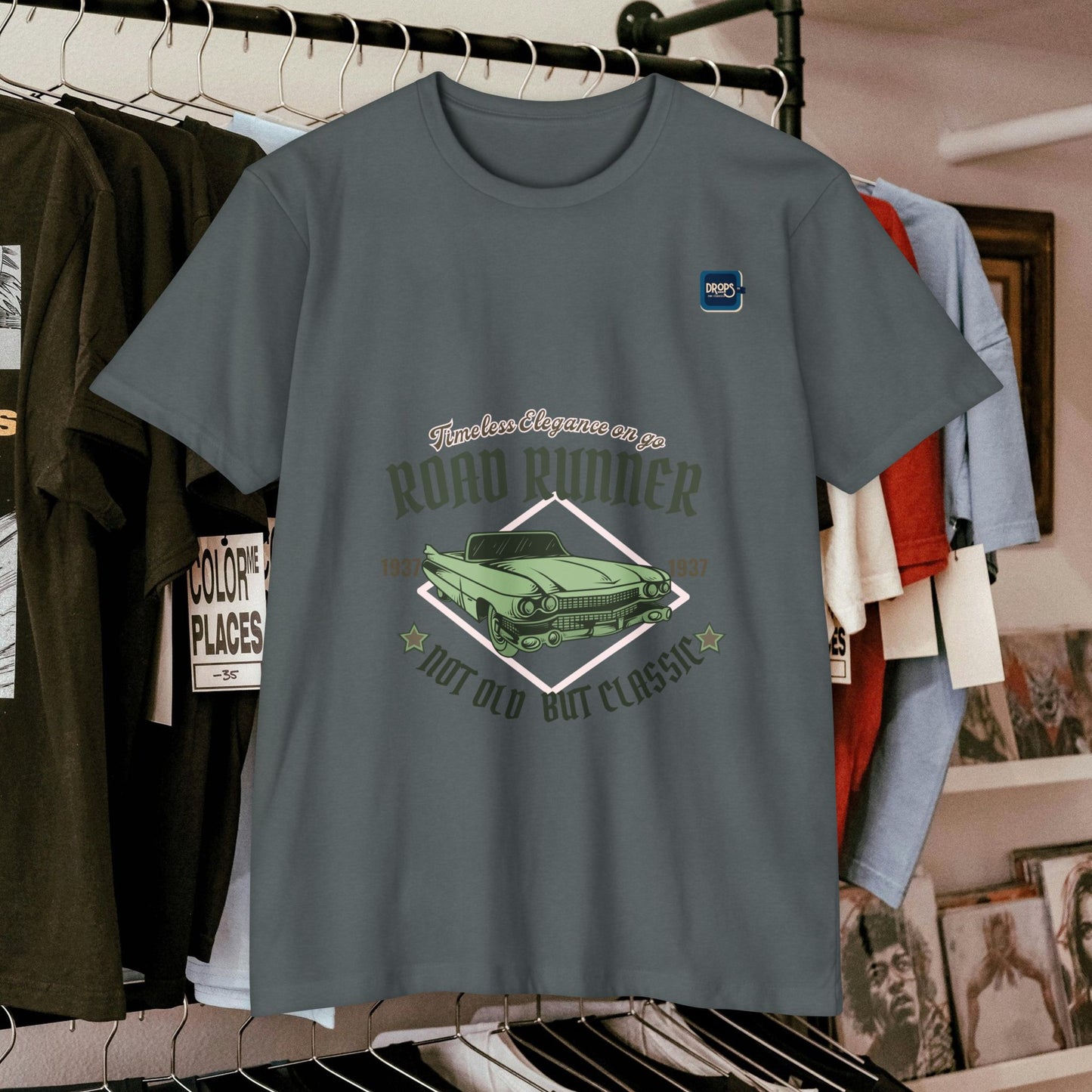Unisex CVC Jersey T-shirt_ N7+ Series USCVCJTS PT2WW001_ Limited Edition Timeless Style for Car Lovers by WesternWaves: