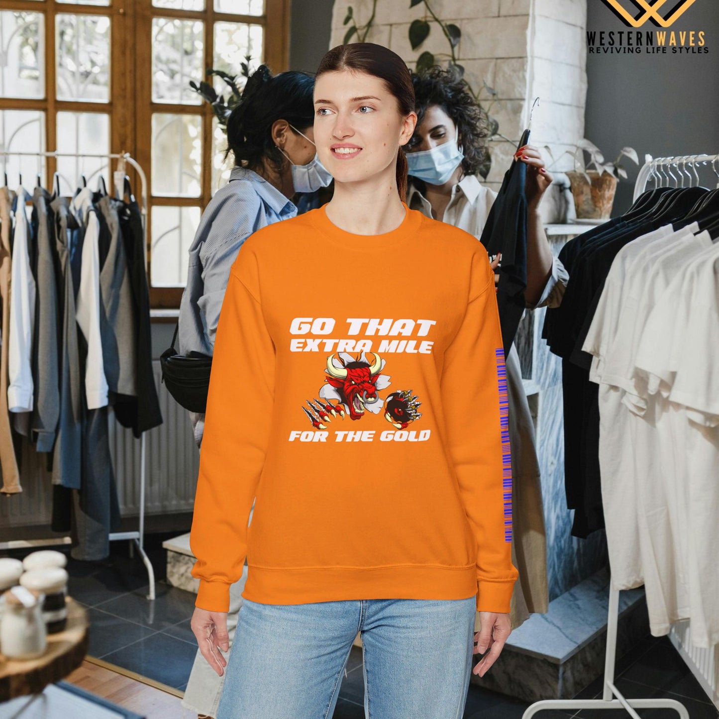 Unisex Heavy Blend™ Crewneck Sweatshirt_ N2 Sports Series SPW UHBCSS PT2WW005_ Limited Edition ‘Zeztz’ Brand Sports Elements by WesternWaves: