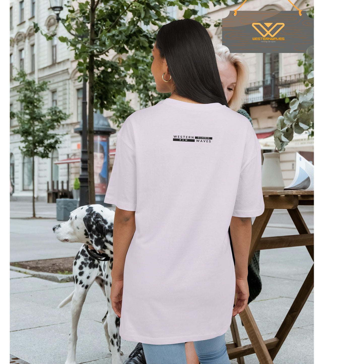 Unisex Oversized Tee_ N6+ Series USOSTEE PT2WW005_ Limited Edition by WesternWaves