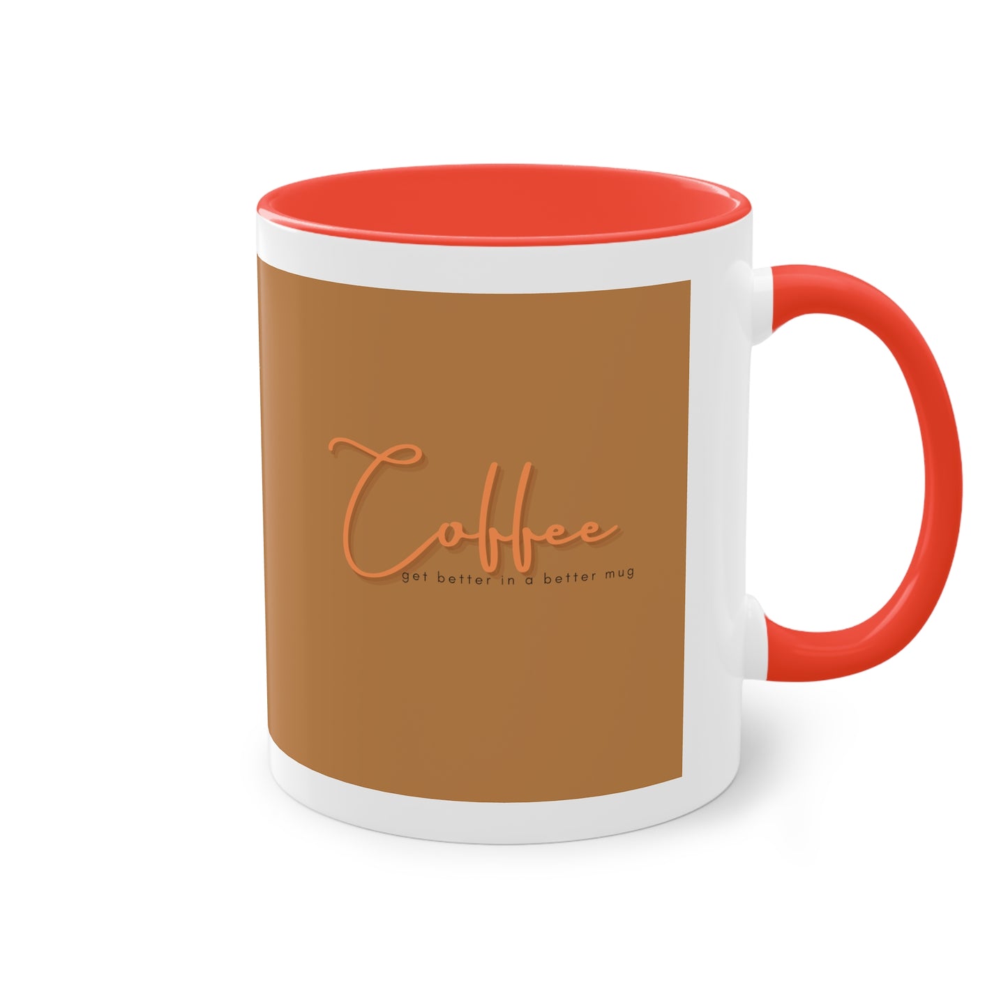 Two-Tone Coffee Mug, 11oz_ N2 Series TTCMUG PT2WW001_ Limited Edition Sipping Experience Both Pleasurable & Convenient by WesternWaves: