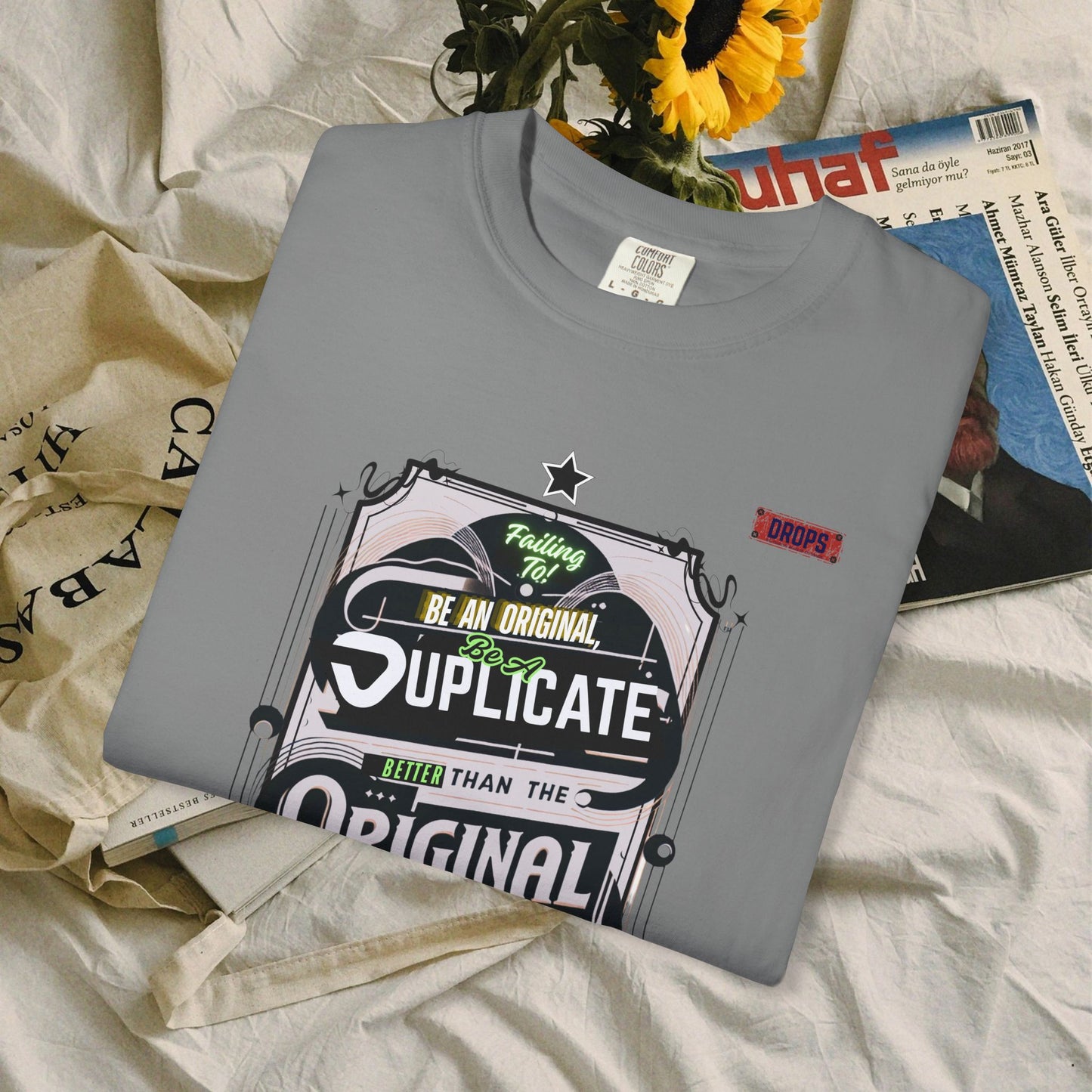 unisex garment-dyed t-shirt_ 09 July 2025_ Limited Edition Everyday Casual Wear by WesternWaves: