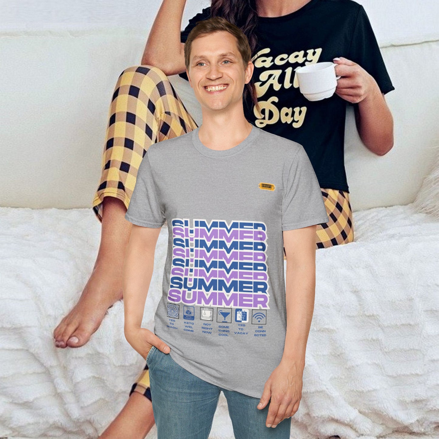 Unisex Softstyle T-Shirt_ N2* Series SPW USSTS FT2WW010_ Redefine Relaxation Limited Edition by WesternWaves: