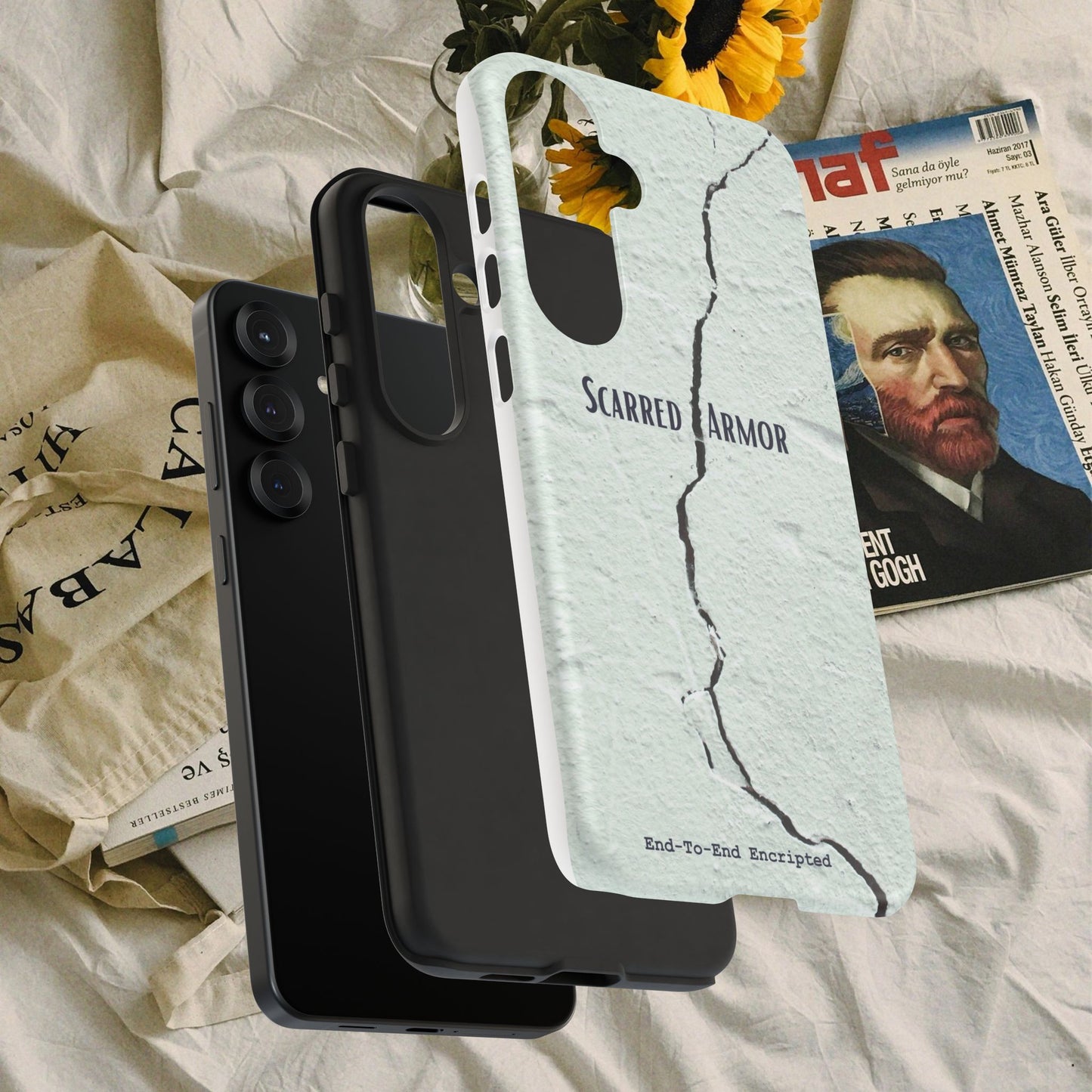 Tough Cases_ Samsung Galaxy Phone Case_ Series N8+ TCPCASE PT2WW003_ Limited Edition  Scarred Armor Design Samsung Galaxy Phone Cases by WesternWaves: