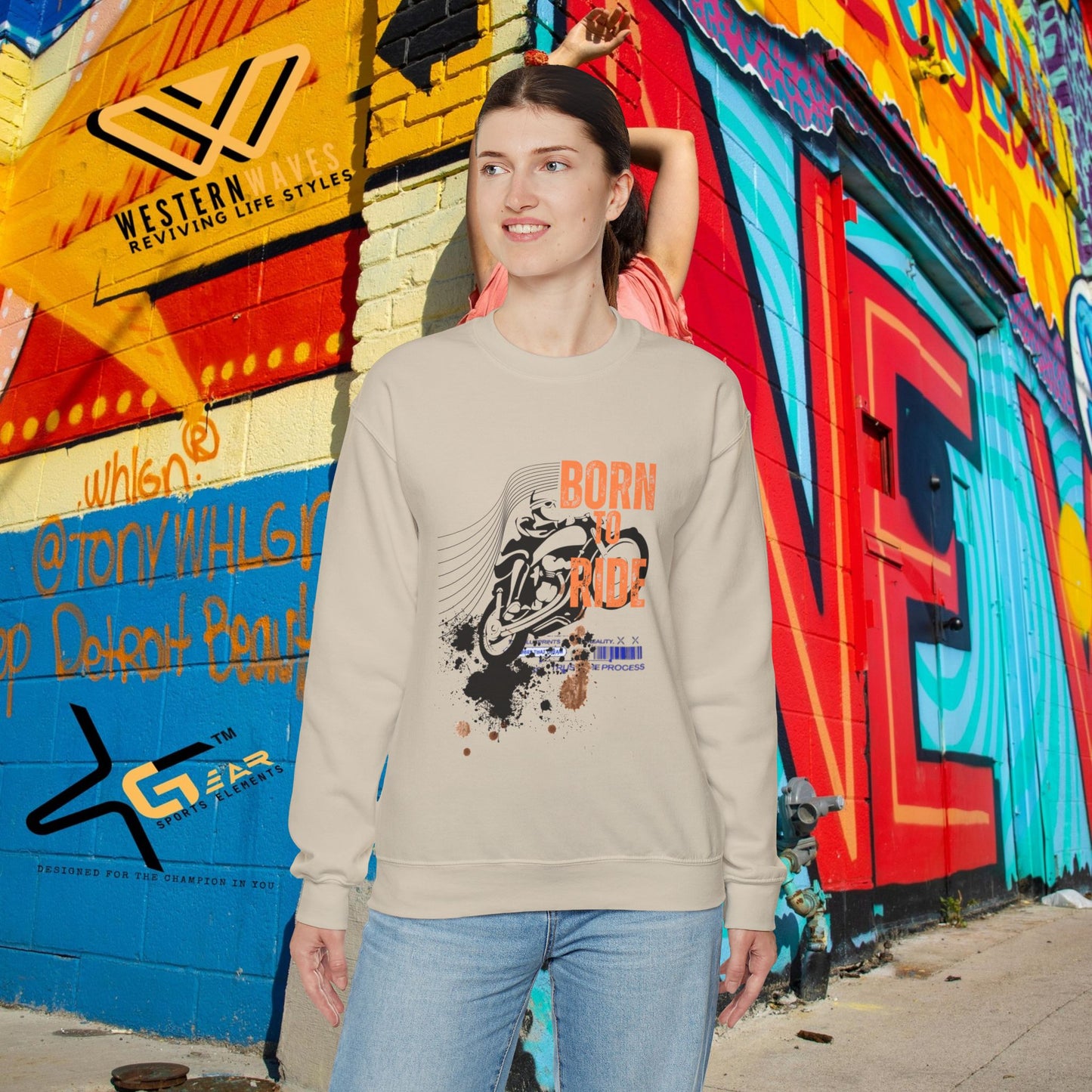 Unisex Heavy Blend™ Crewneck Sweatshirt_ N2 Series SPW UHBCSS PT2WW006_Limited Edition Pure Luxury for Every Occasion by WesternWaves: