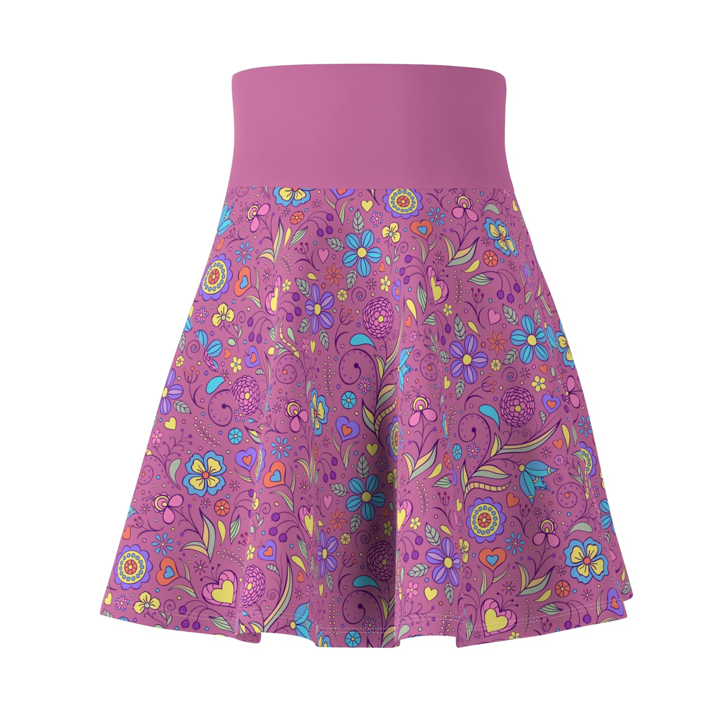 Women's Skater Skirt (AOP)_N Series SPW WSSAOP PT2WW003_Freedom Flare Limited Edition by WesternWaves