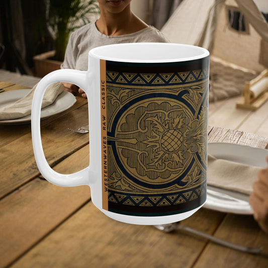 Ceramic Mug (11oz, 15oz)_ N2+ Series CM10OZ&15OZ PT2WW004_ Limited Edition by WesternWaves: