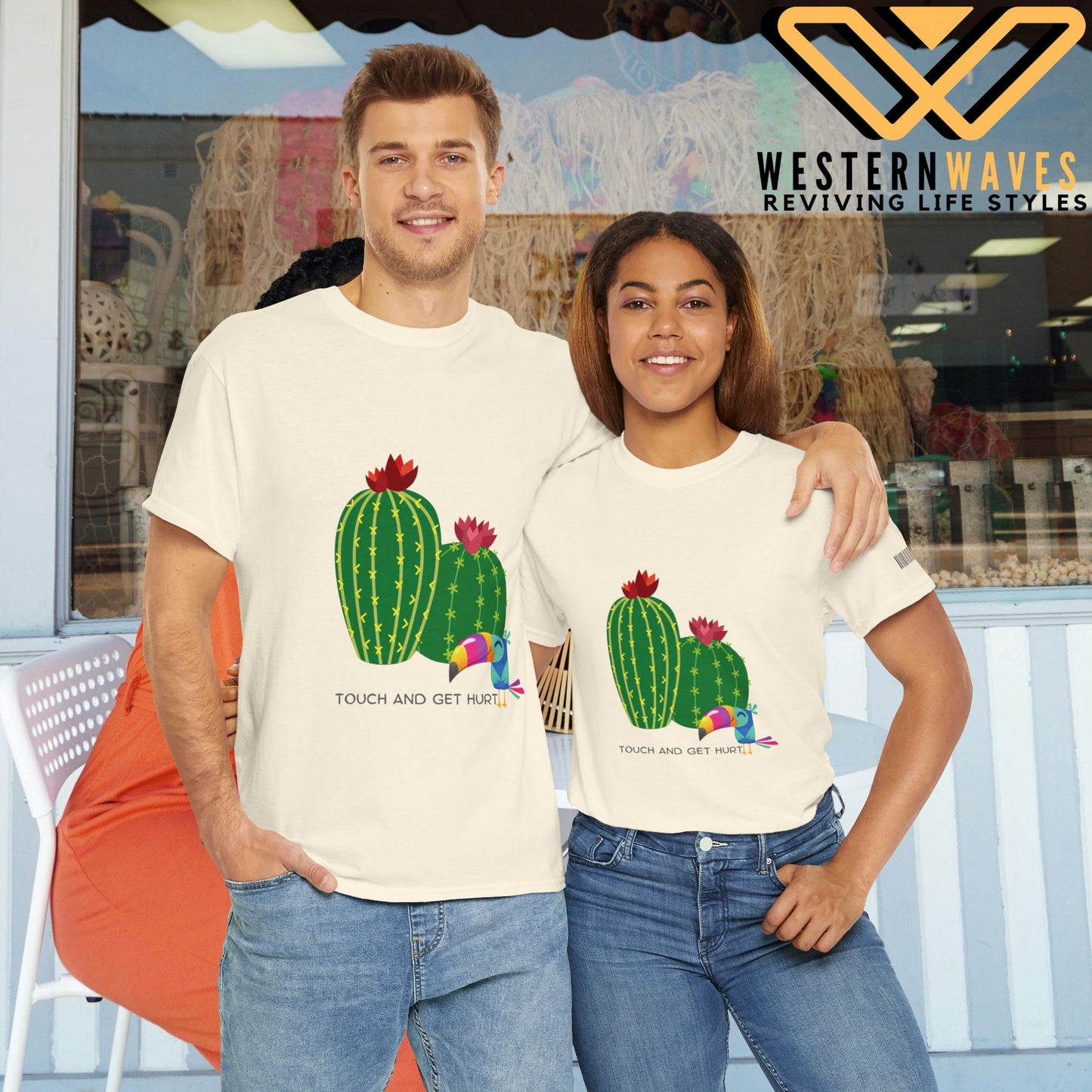 Unisex Heavy Cotton Tee_ Crafted from premium 100% cotton_ N2 Series SPW UHCT PT2WW001_ Limited Edition Comfort & Durability by WesternWaves: