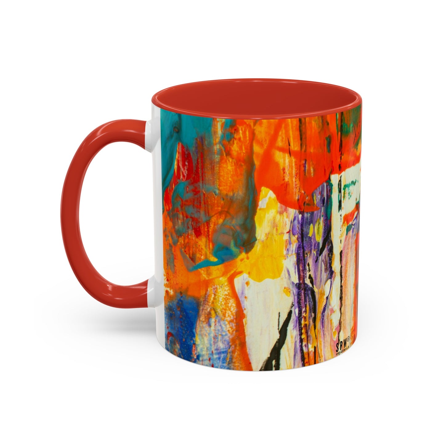 Accent Coffee Mug (11, 15oz)_ N2 Series SPW ACMUG PT2WW002_ Limited Edition Mug by WesternWaves: