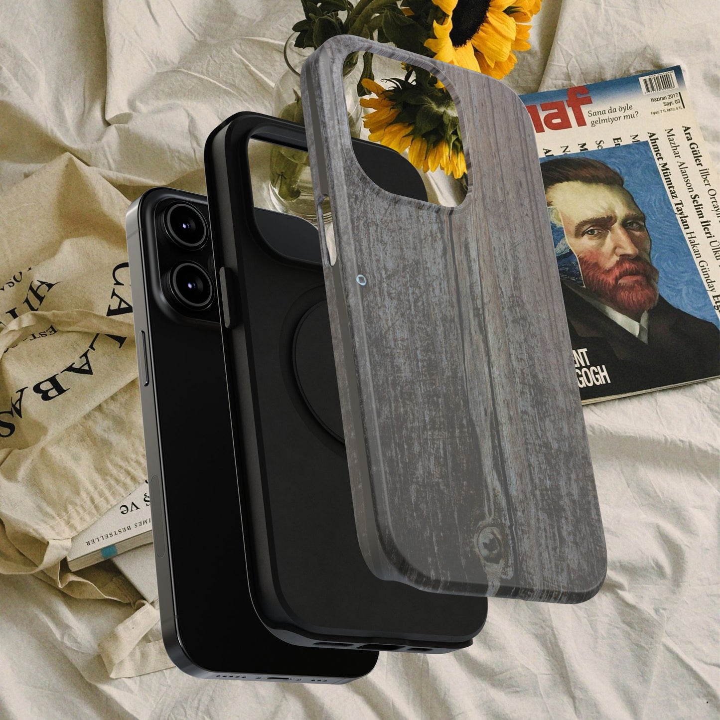 Impact-Resistant Tough Cases_ iPhone Case_ Series N8+ TCPCASE PT2WW006_ Limited Edition  Wooden Grain Phone Case for iPhones by WesternWaves: