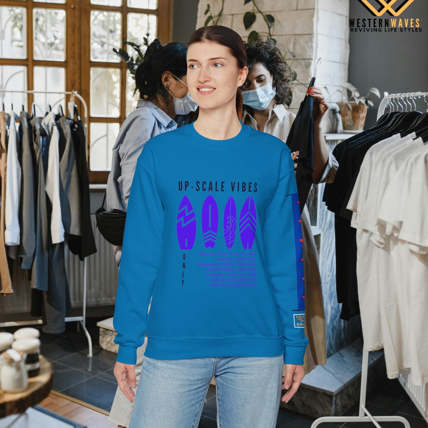 Unisex Heavy Blend™ Crewneck Sweatshirt_ N2 Series SPW JBRW PT2WW001_Limited Edition Pure Luxury by WesternWaves: