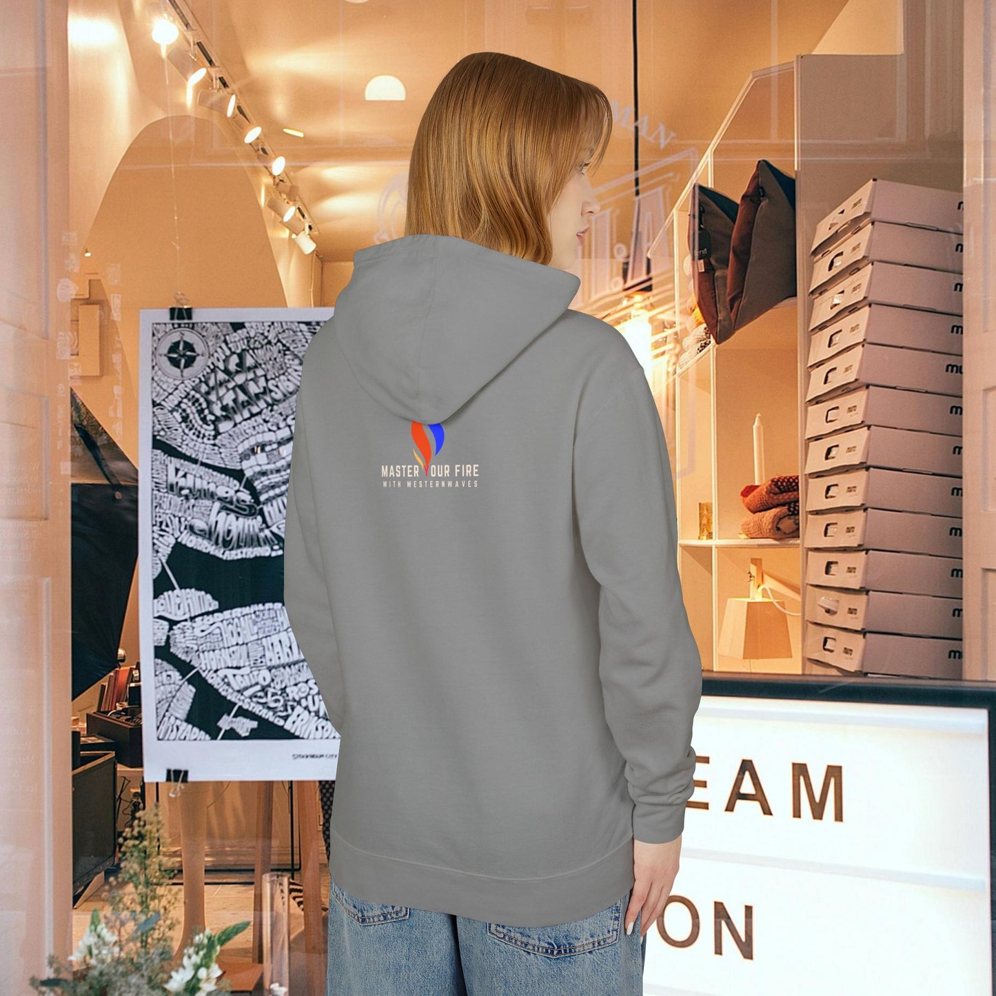 Unisex Lightweight Hooded Sweatshirt – N2 Series SPW USLWHSS PT2WW002_ Limited Edition Crafted Comfort by WesternWaves: