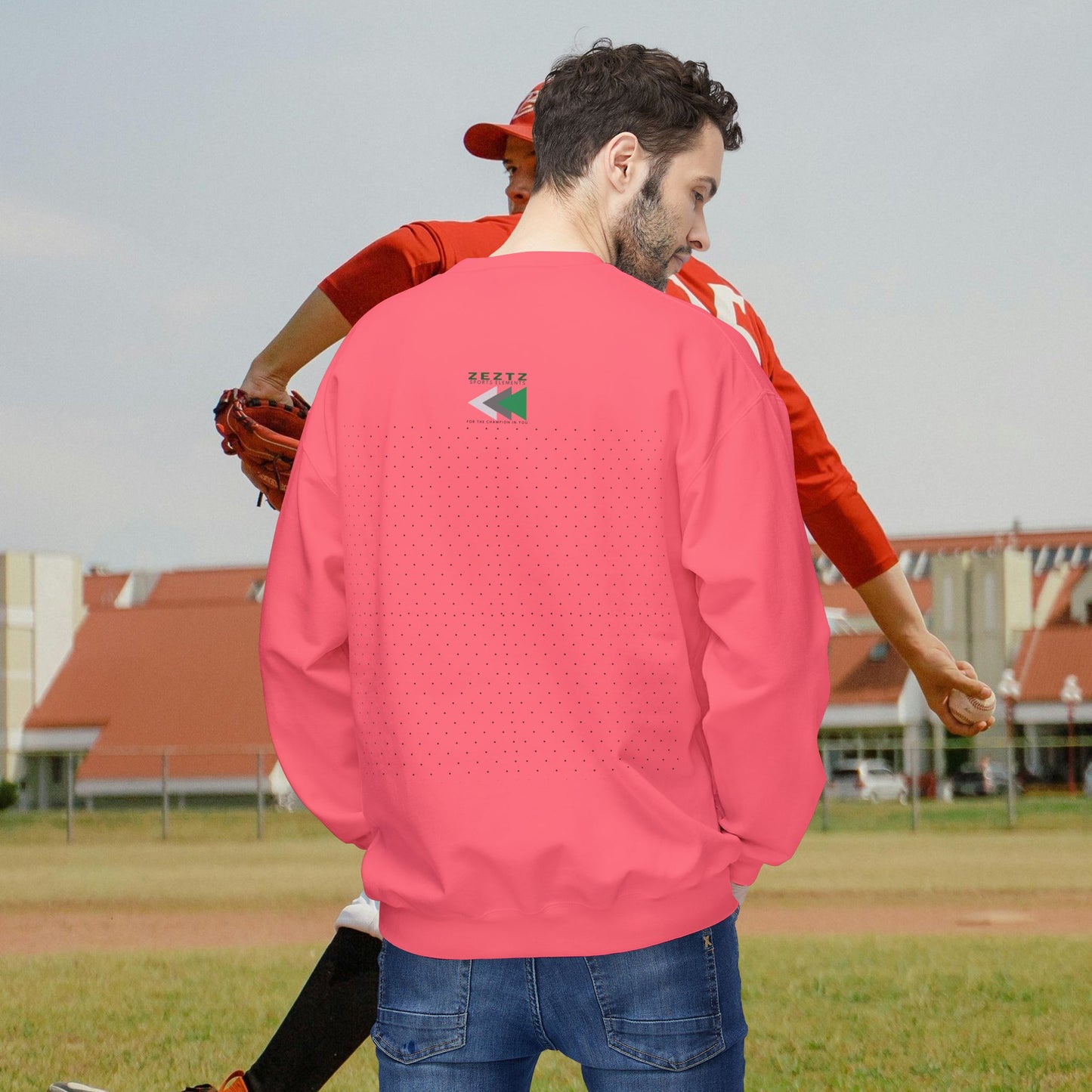 Unisex Midweight Softstyle Fleece Crewneck Sweatshirt_ N2 Series USMWSSFCNSS PT2WW001_ ‘ZeztZ’ Brand Limited Edition Statement of Style & Sustainability by WesternWaves: