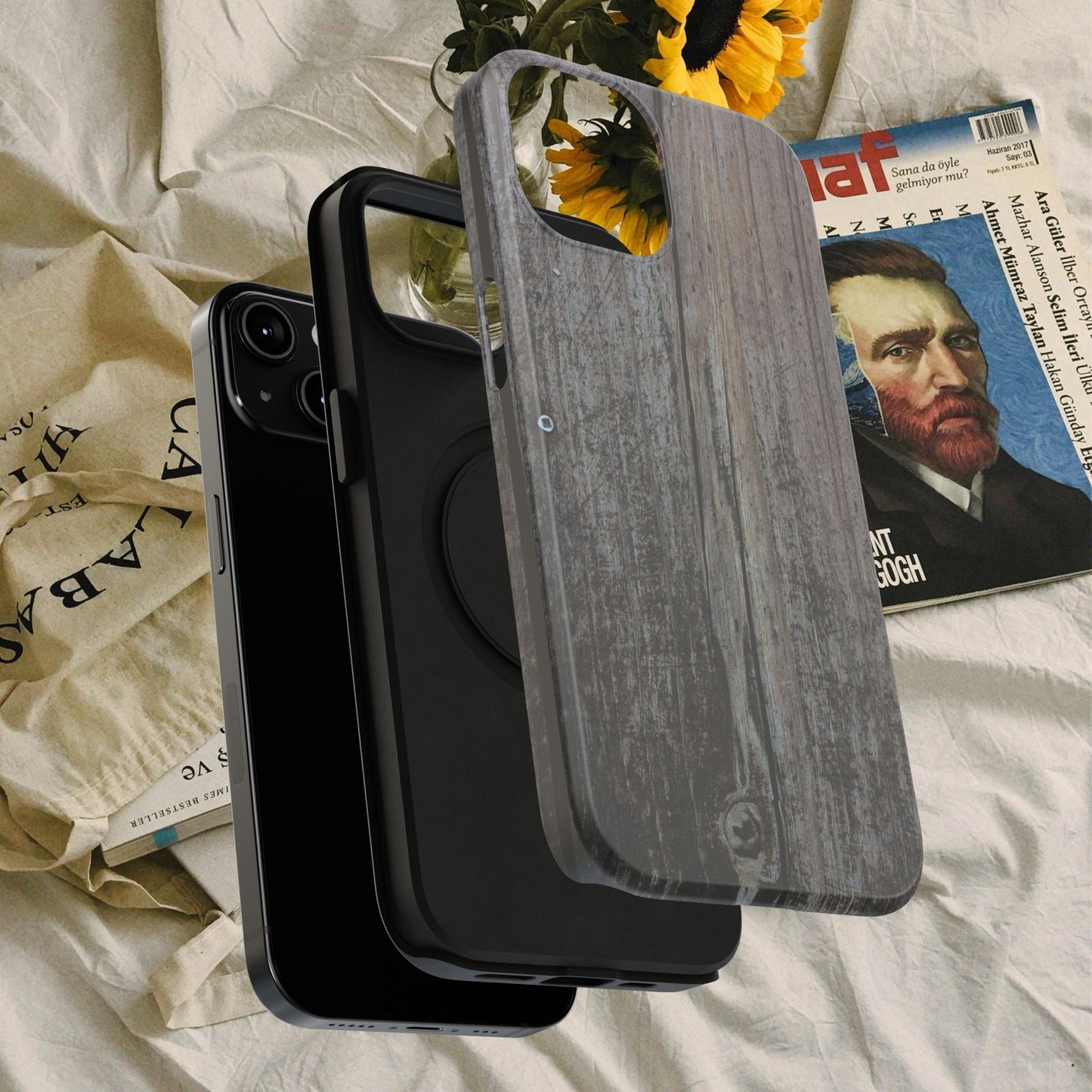 Impact-Resistant Tough Cases_ iPhone Case_ Series N8+ TCPCASE PT2WW006_ Limited Edition  Wooden Grain Phone Case for iPhones by WesternWaves: