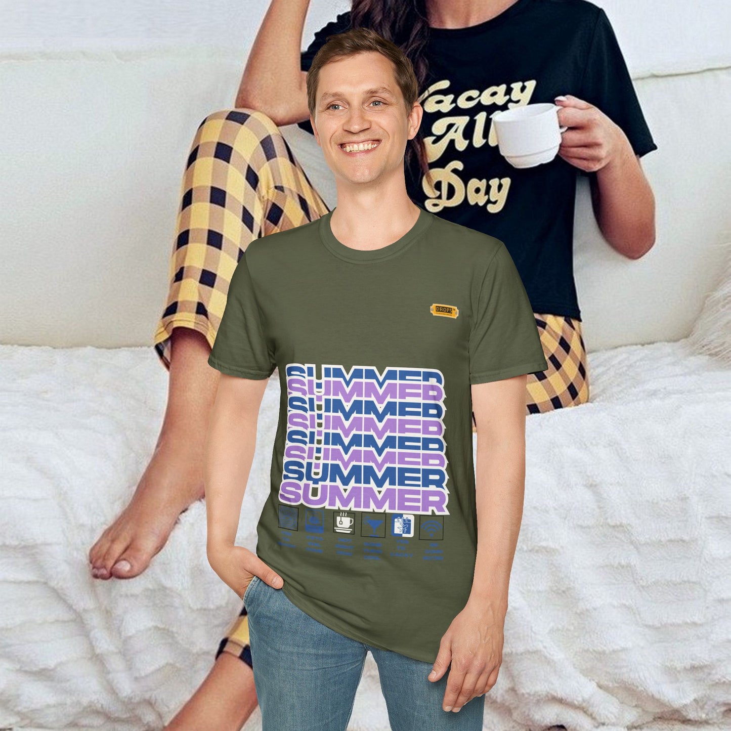 Unisex Softstyle T-Shirt_ N2* Series SPW USSTS FT2WW010_ Redefine Relaxation Limited Edition by WesternWaves: