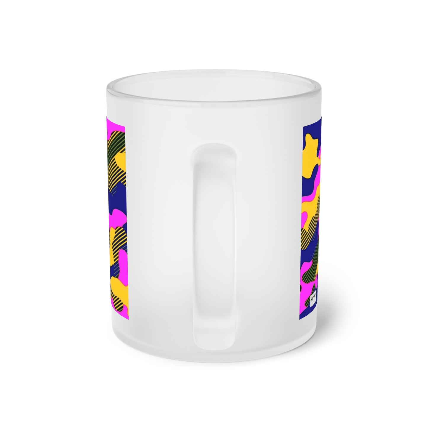 Frosted Glass Mug_ N Series SPW FGM PT2WW014_ Limited Edition product by WesternWaves