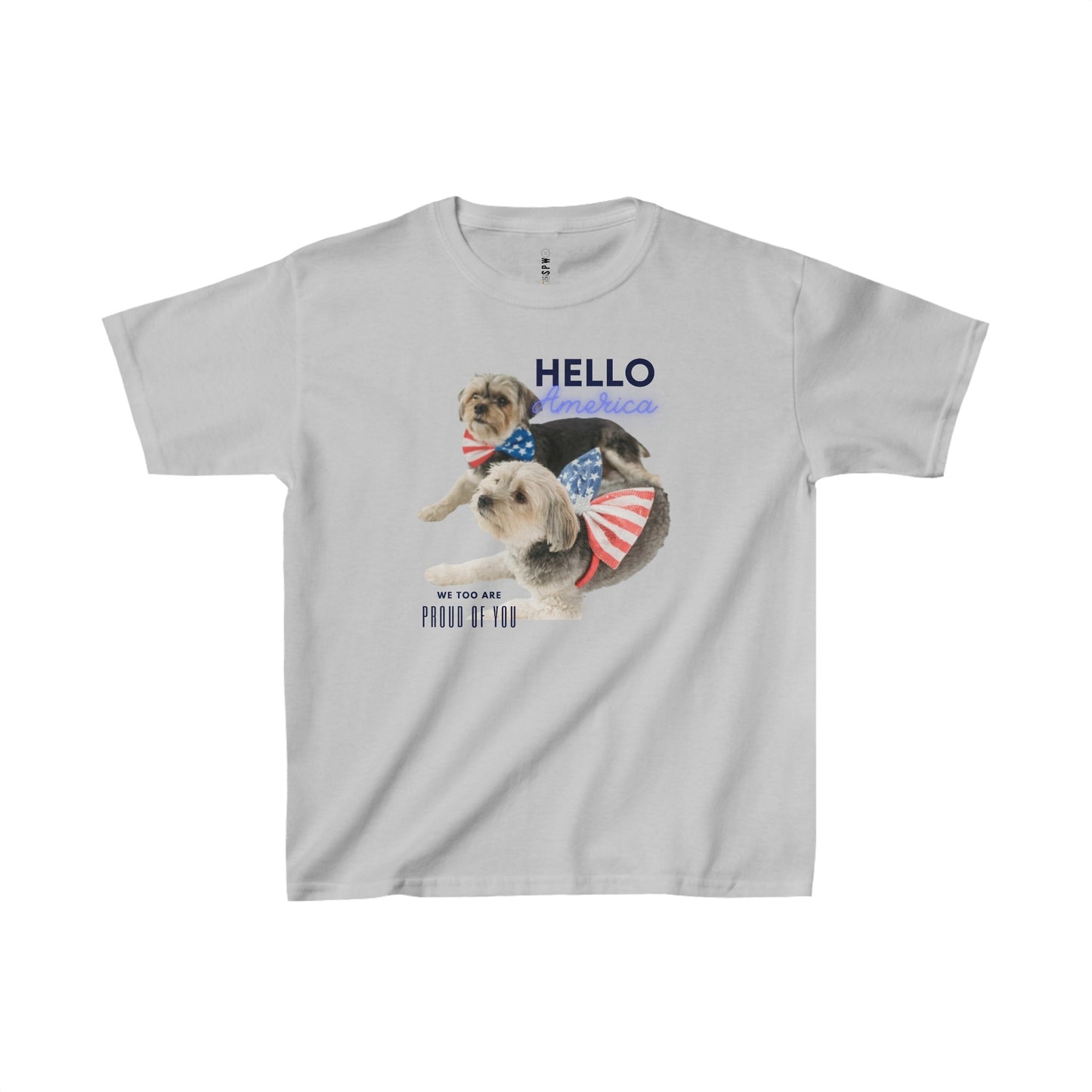 Kids Heavy Cotton™ Tee_ N2 Series SPW KHCT PT2WW001_ Independence Day Limited Edition by WesternWaves: