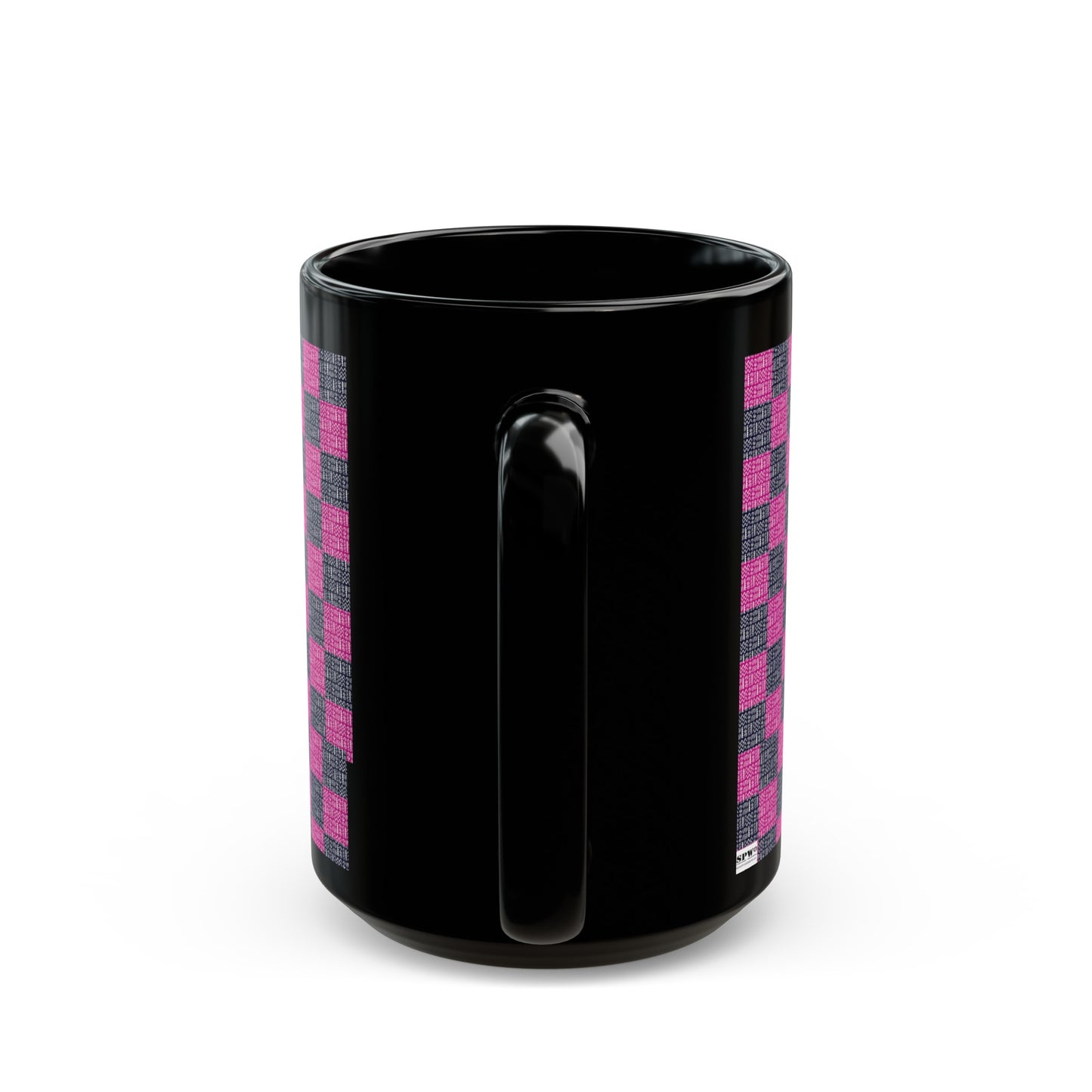 Black Mug (11oz, 15oz)_ N Series SPW CBM PT2WW003_ Limited Edition Black Ceramic Mug by WesternWaves