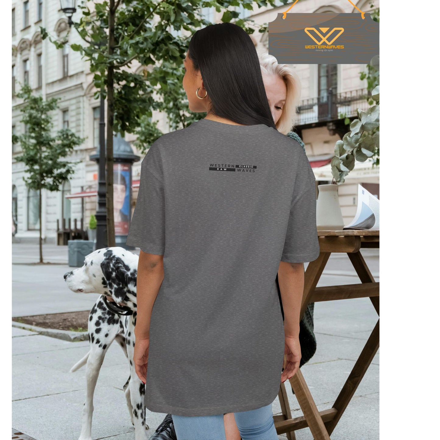 Unisex Oversized Tee_ N6+ Series USOSTEE PT2WW005_ Limited Edition by WesternWaves
