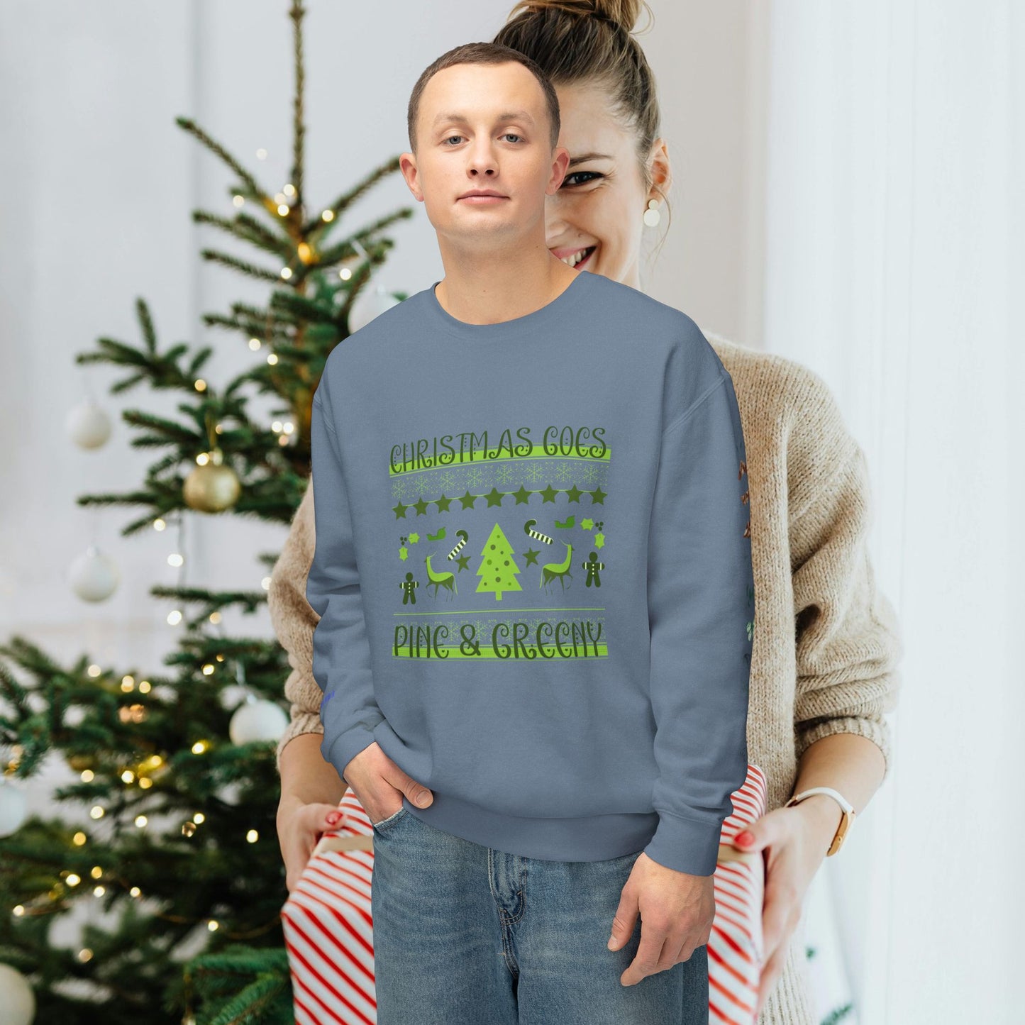 Unisex Lightweight Crewneck Sweatshirt_ N2 Series SPW ULWCSS PT2WW012_Limited Edition Unparalleled Quality by WesternWaves: