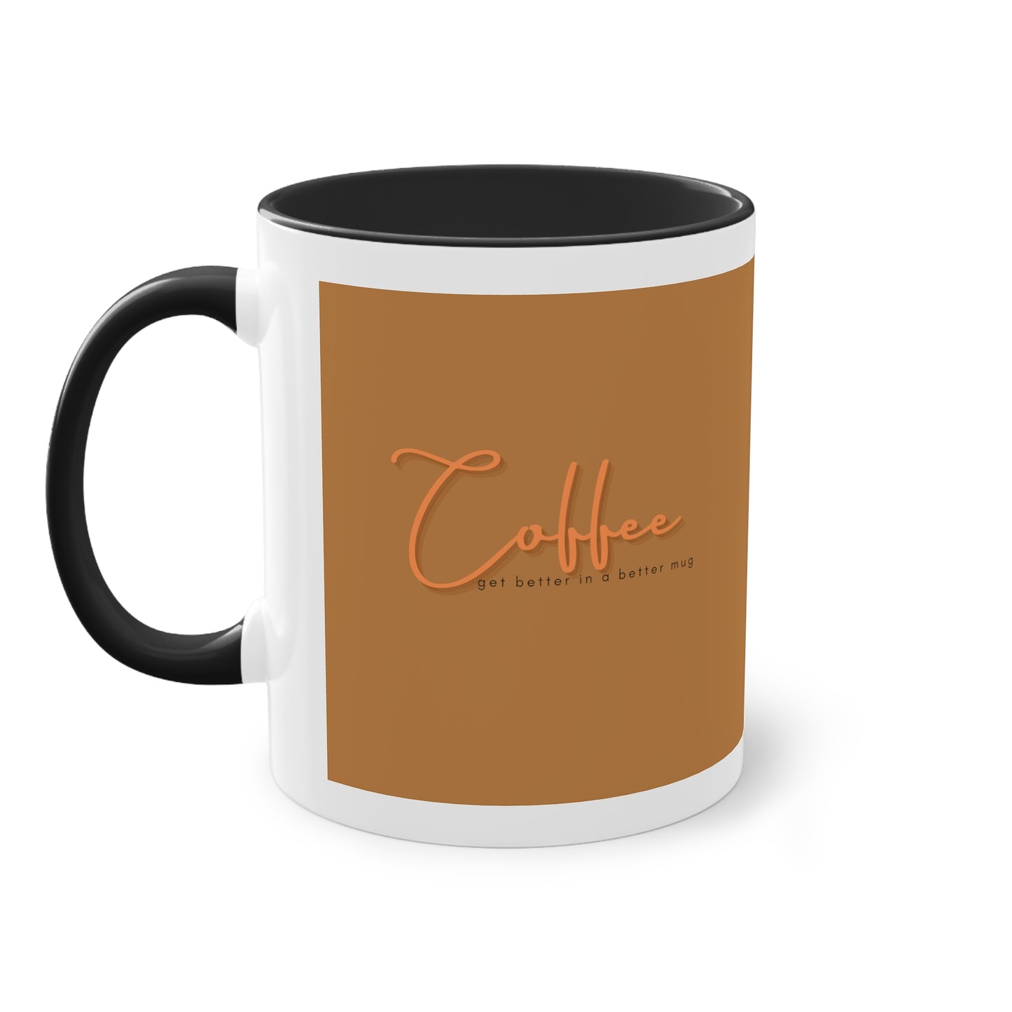 Two-Tone Coffee Mug, 11oz_ N2 Series TTCMUG PT2WW001_ Limited Edition Sipping Experience Both Pleasurable & Convenient by WesternWaves: