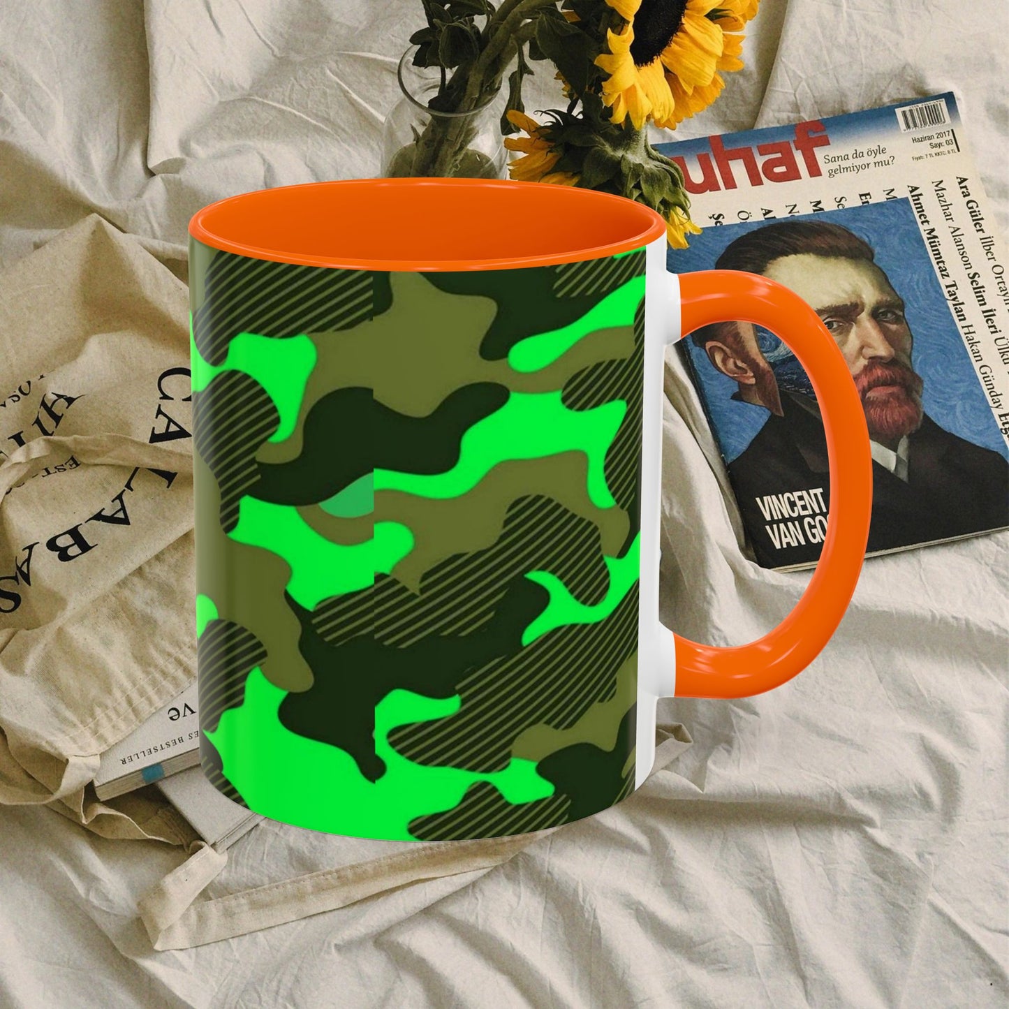 Accent Coffee Mug (11, 15oz)_ N2 Series ACMUG PT2WW004_ Limited Edition Mug by WesternWaves: