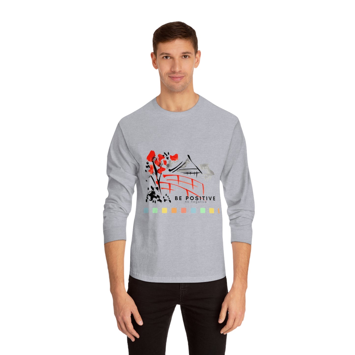 Unisex Classic Long Sleeve T-Shirt_ N2 Series SPW CLSTS PT2WW001_ Limited Edition 100% US Cotton product by WesternWaves: