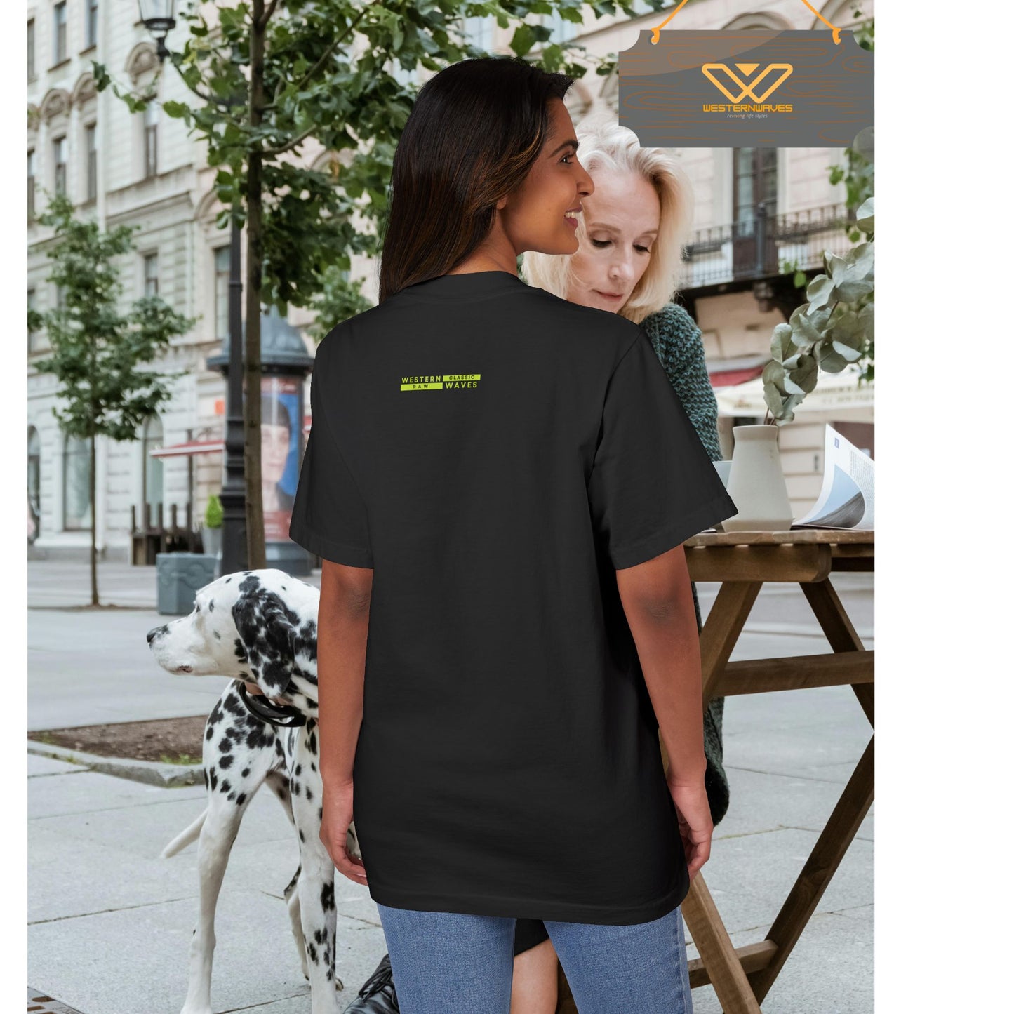 Unisex Garment-Dyed T-shirt_ N3+ Series USGDTS PT2WW005_ Comfort Colors 1717_ Limited Edition Fusion of Style by WesternWaves: