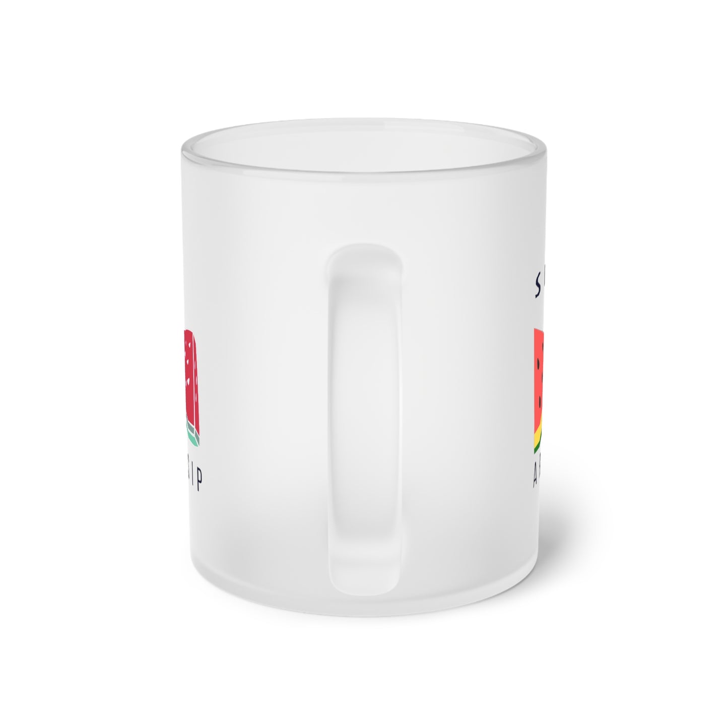 Frosted Glass Mug_ N Series SPW FGM PT2WW010_ Limited Edition product by WesternWaves