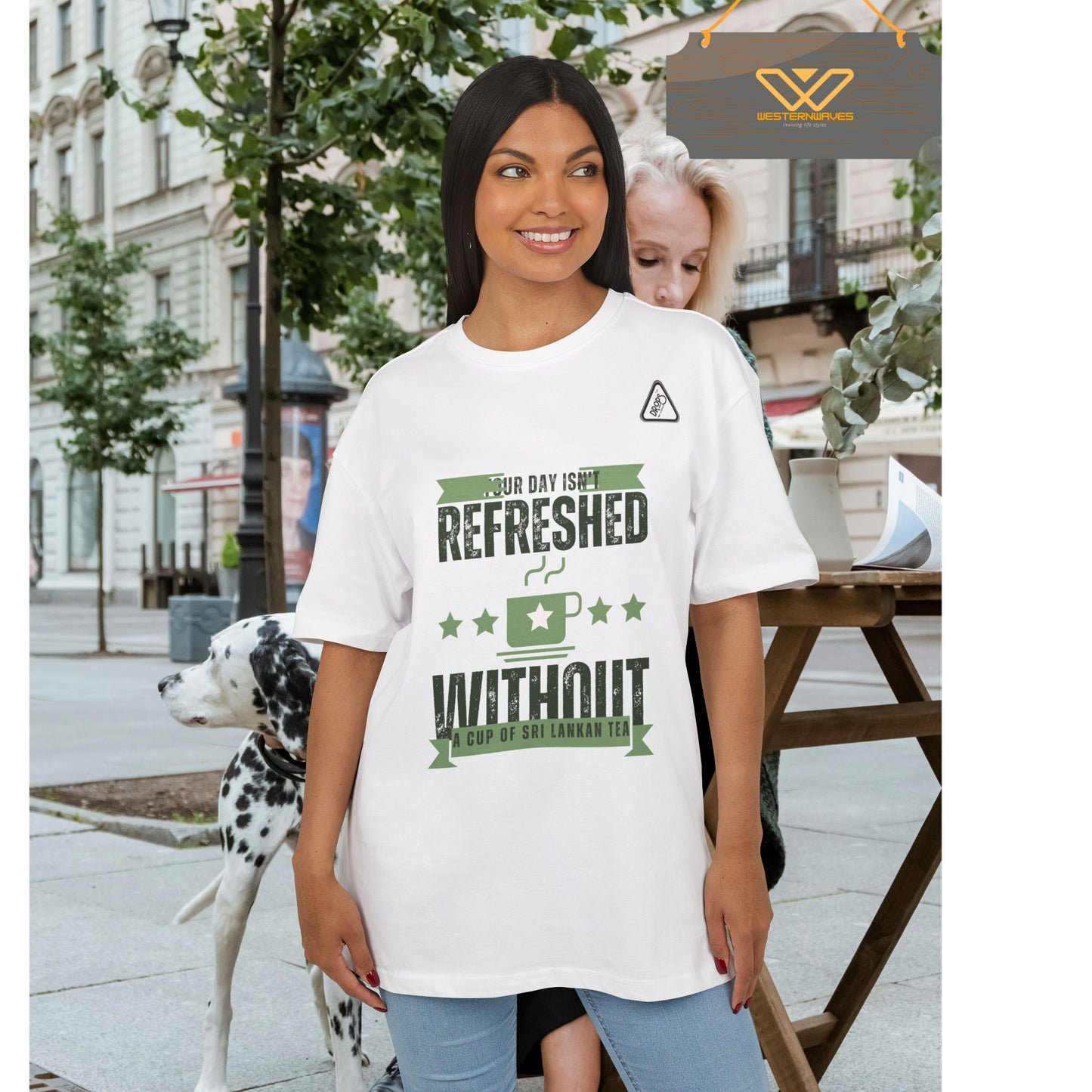 Unisex Oversized Tee_ N6+ Series USOSTEE PT2WW005_ Limited Edition by WesternWaves