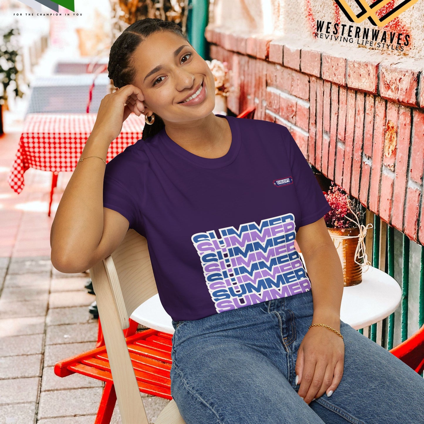 Unisex Softstyle T-Shirt_ N2* Series SPW USSTS FT2WW010_ Redefine Relaxation Limited Edition by WesternWaves: