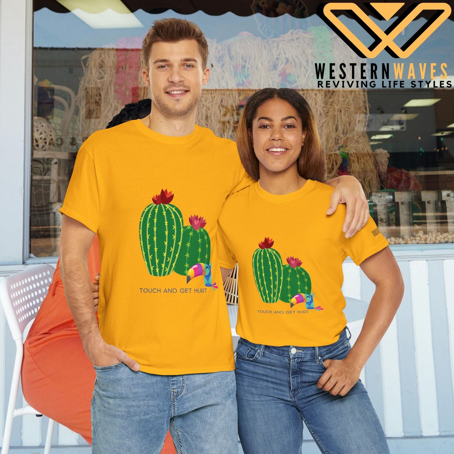 Unisex Heavy Cotton Tee_ Crafted from premium 100% cotton_ N2 Series SPW UHCT PT2WW001_ Limited Edition Comfort & Durability by WesternWaves: