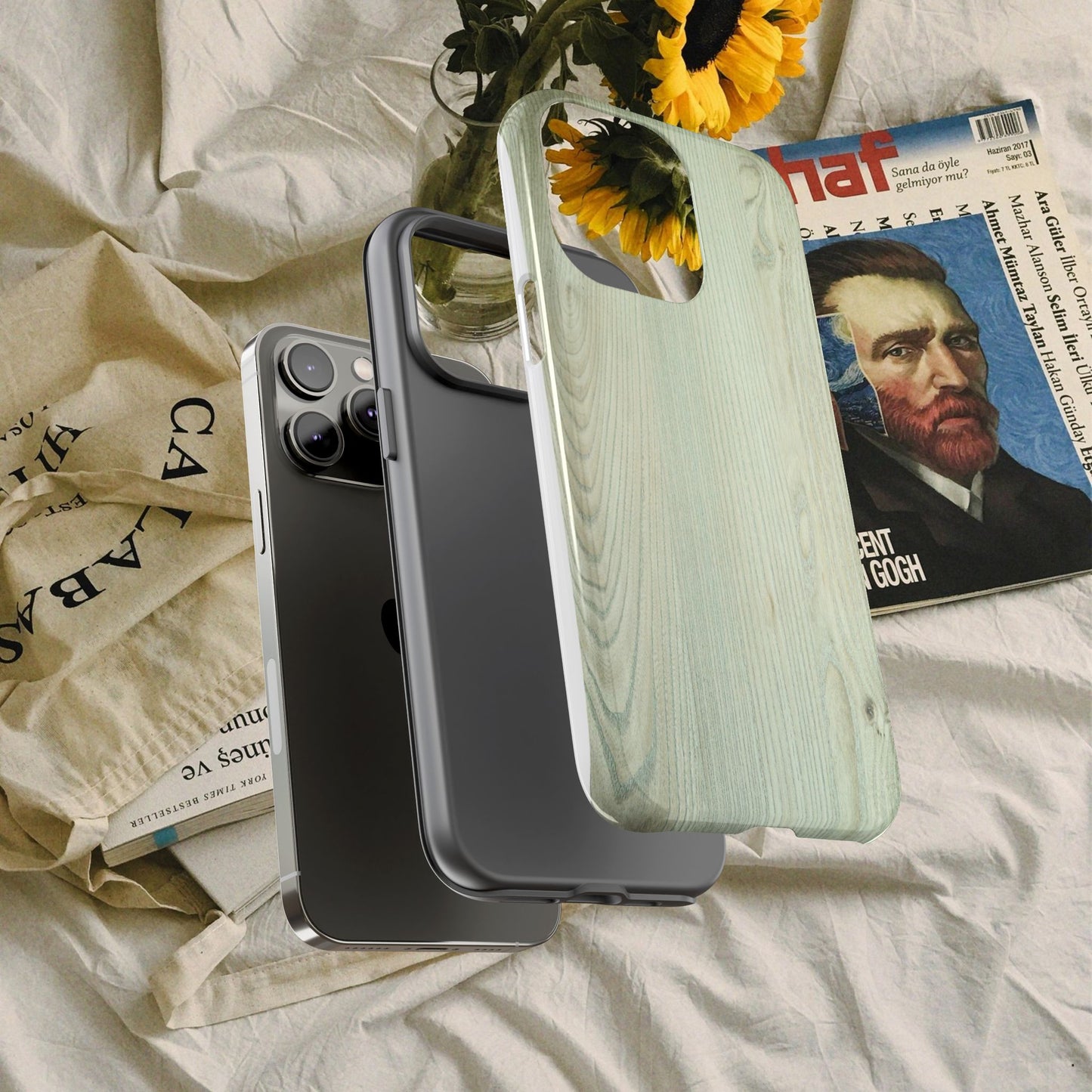 Tough Cases_ iPhone Case_ Series N8+ TCPCASE PT2WW005_ Limited Edition  Wooden Grain Phone Case for iPhones by WesternWaves_
