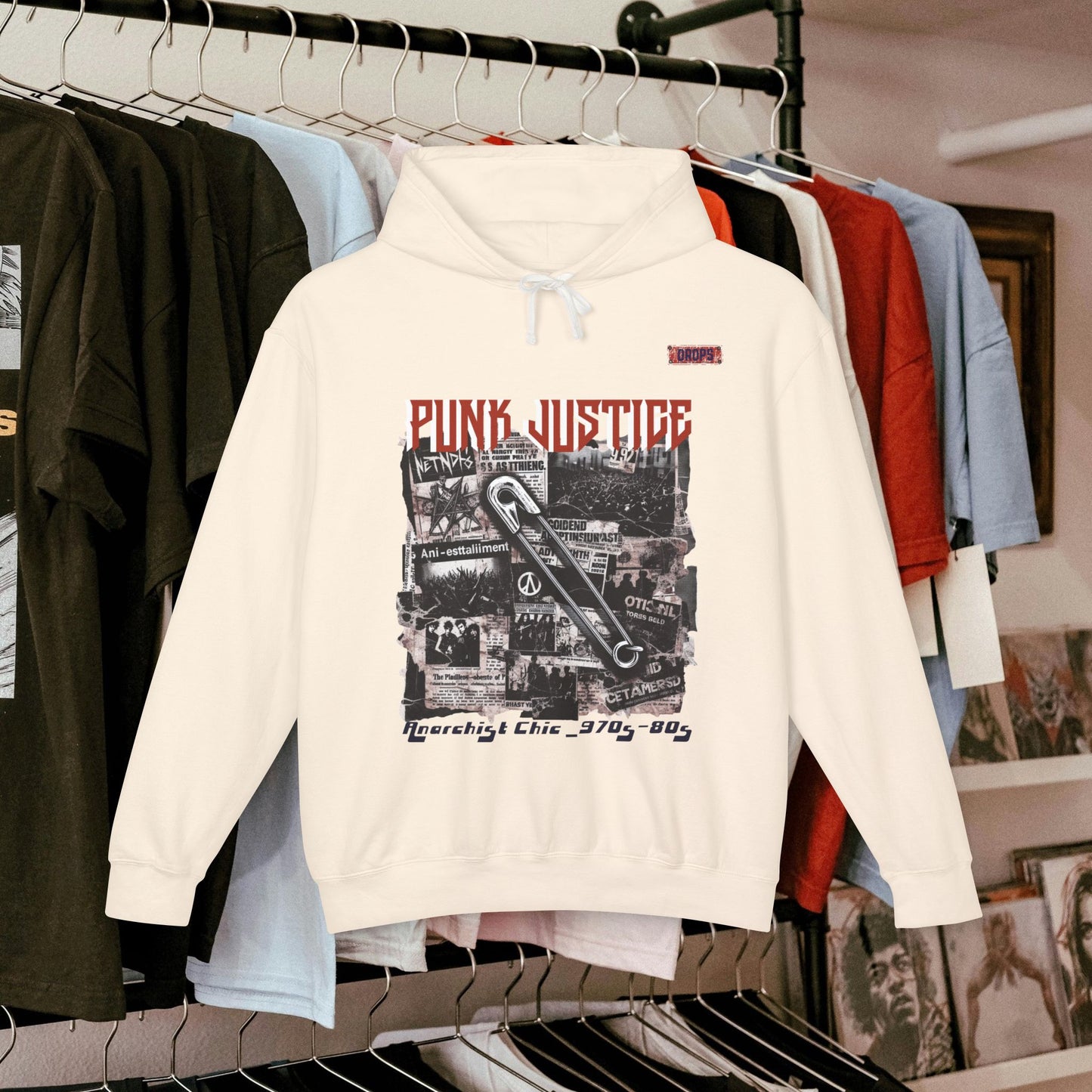 Punk Justice Unisex Lightweight Hoodie_ 01 Sep 2025_ Retro Punk Sweatshirt, 80s Inspired Hooded Sweatshirt, Streetwear Fashion Hoodie, Casual [...]