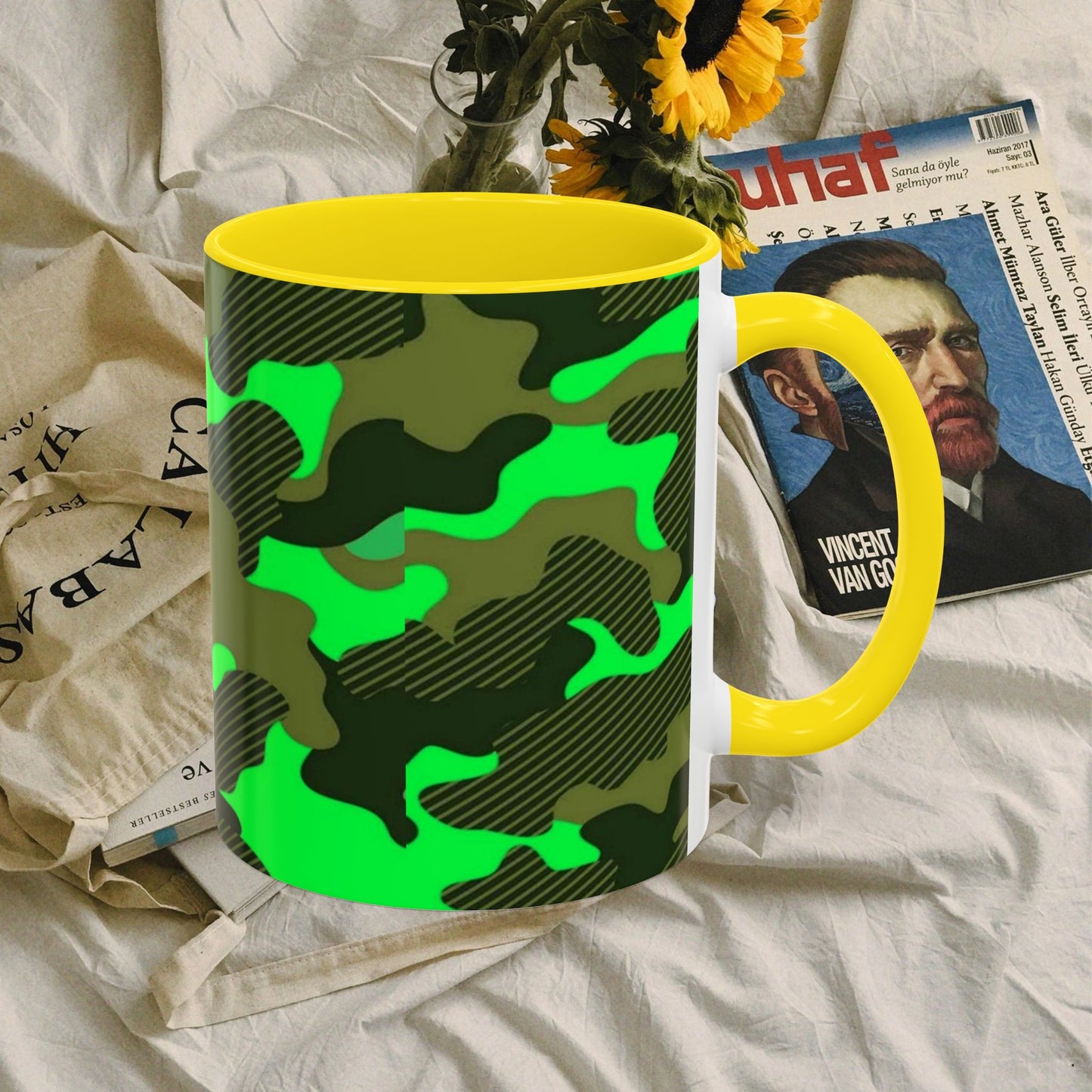 Accent Coffee Mug (11, 15oz)_ N2 Series ACMUG PT2WW004_ Limited Edition Mug by WesternWaves: