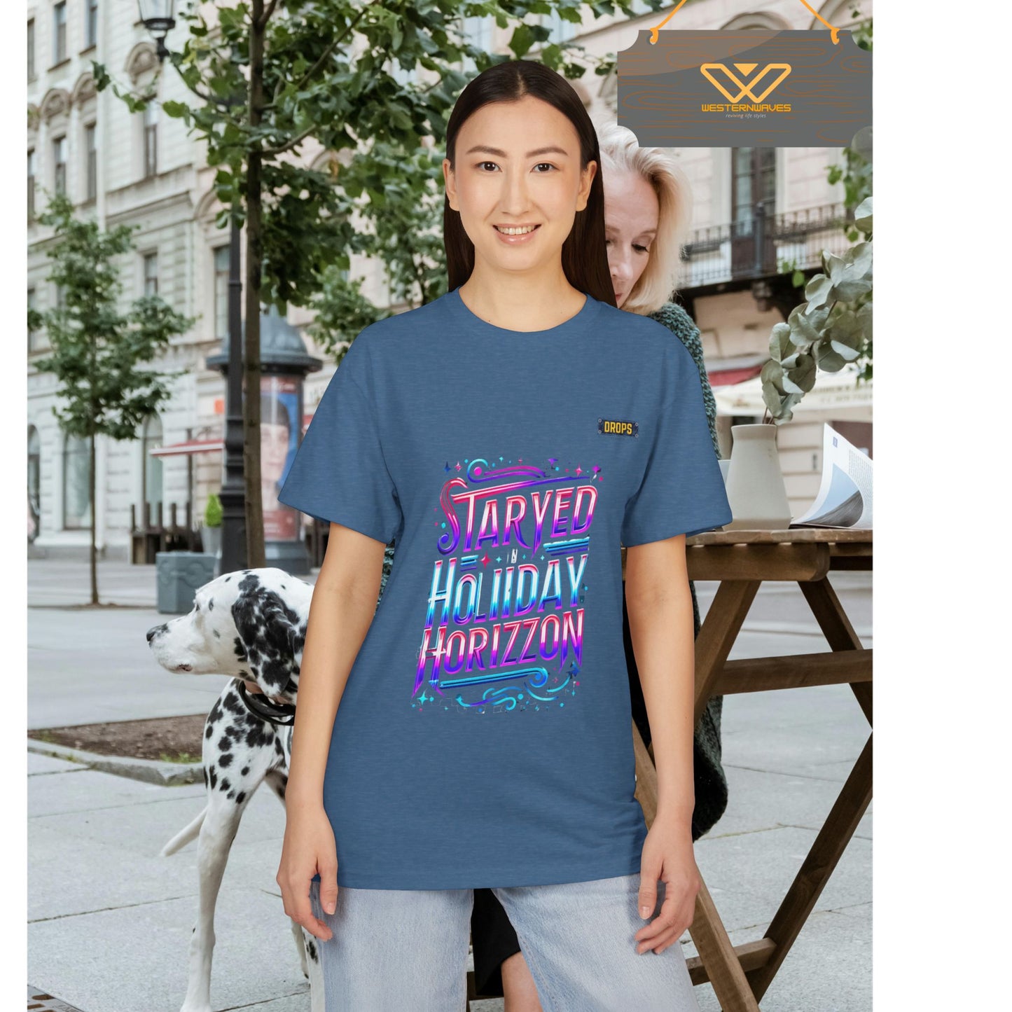 Unisex Sueded T-shirt_ 28 June 2025_ Limited Edition Summer Festivities, by WesternWaves: