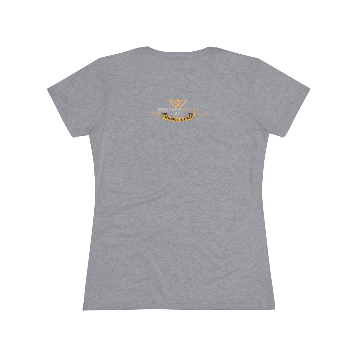 Women's Triblend Tee_ N Series SPW WTBT PT2WV002_ Limited Edition Designer Tee by SPW of WesternWaves