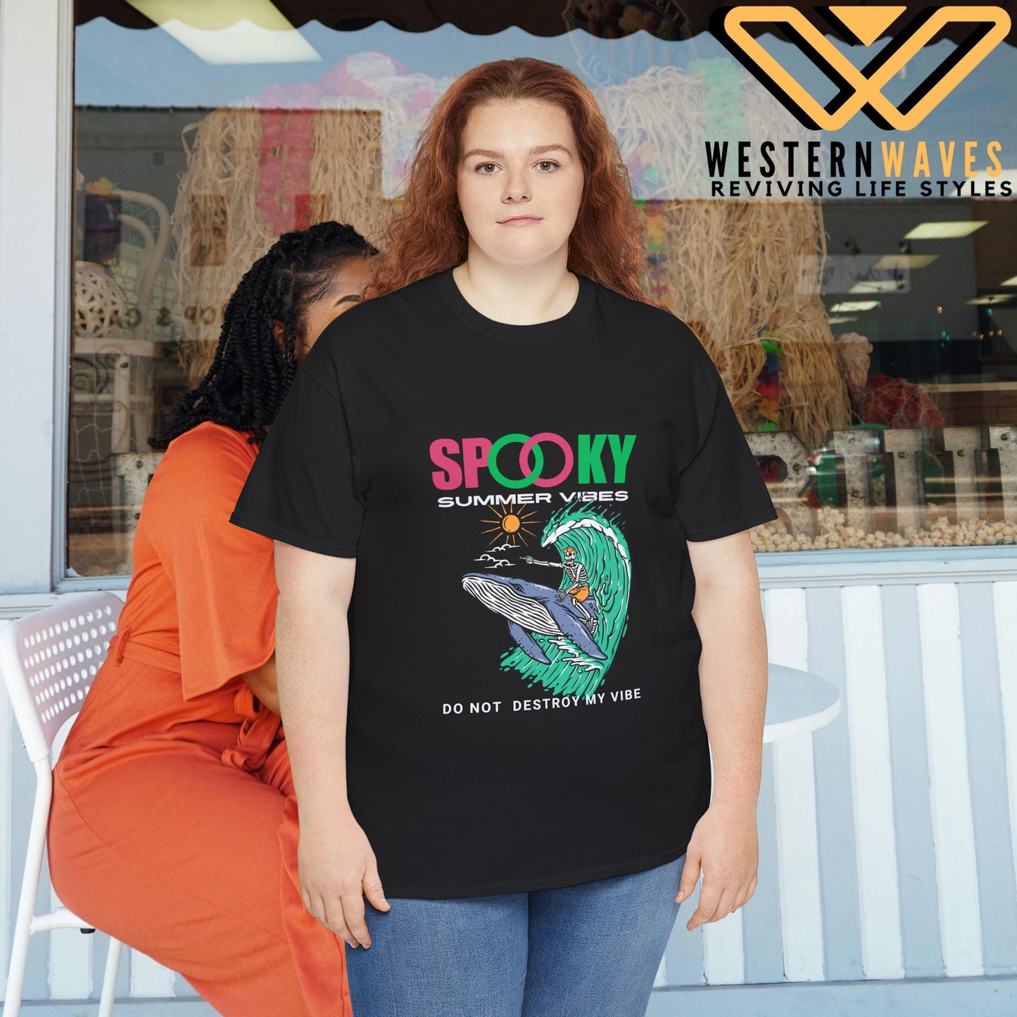 Unisex Heavy Cotton Tee_ Crafted from premium 100% cotton_ N2 Series SPW UHCT PT2WV009_ Limited Edition Epitome of Comfort & Durability by WesternWaves: