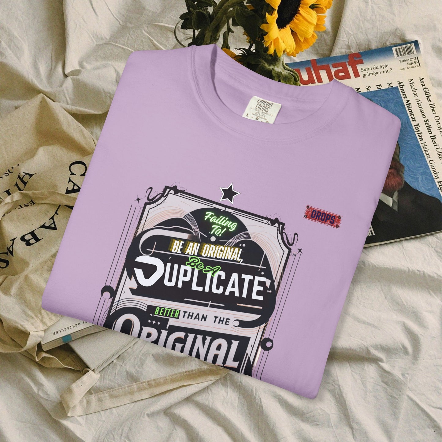 unisex garment-dyed t-shirt_ 09 July 2025_ Limited Edition Everyday Casual Wear by WesternWaves: