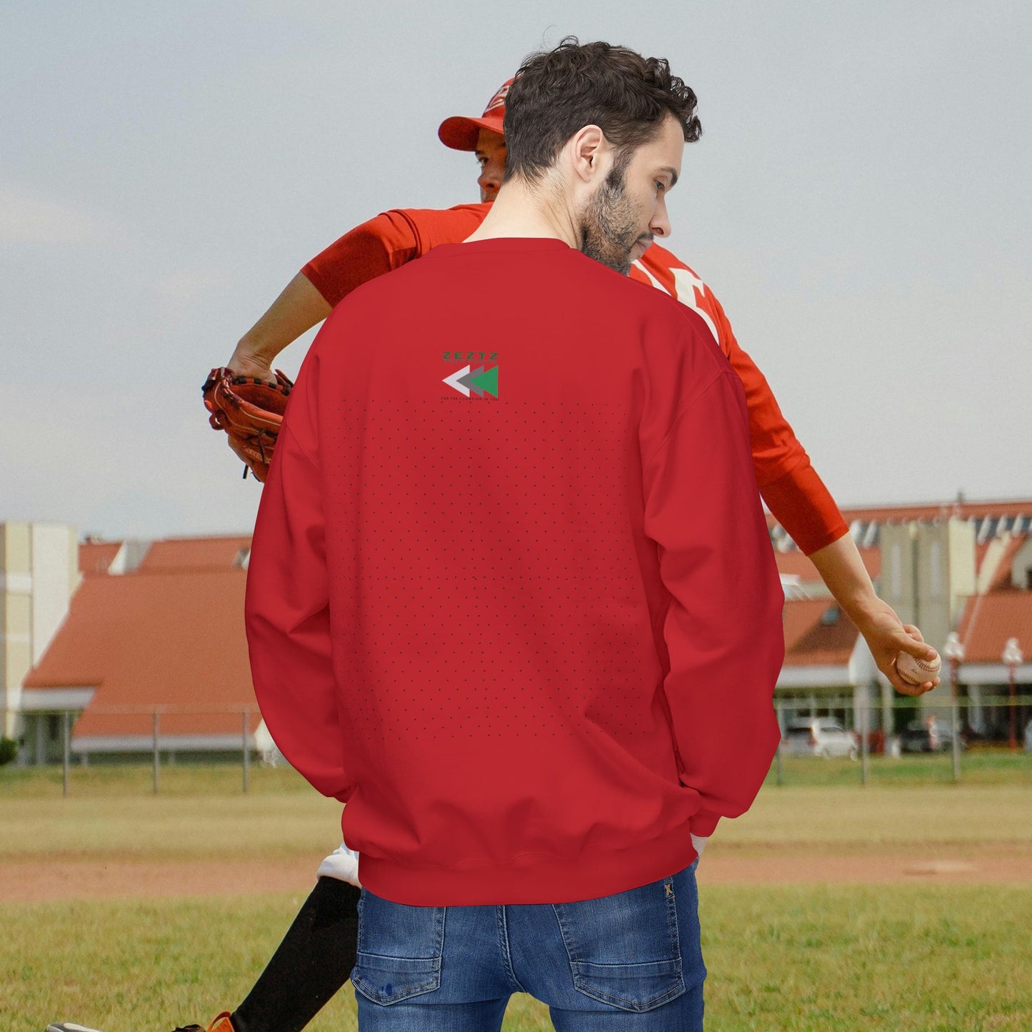 Unisex Midweight Softstyle Fleece Crewneck Sweatshirt_ N2 Series USMWSSFCNSS PT2WW001_ ‘ZeztZ’ Brand Limited Edition Statement of Style & Sustainability by WesternWaves:
