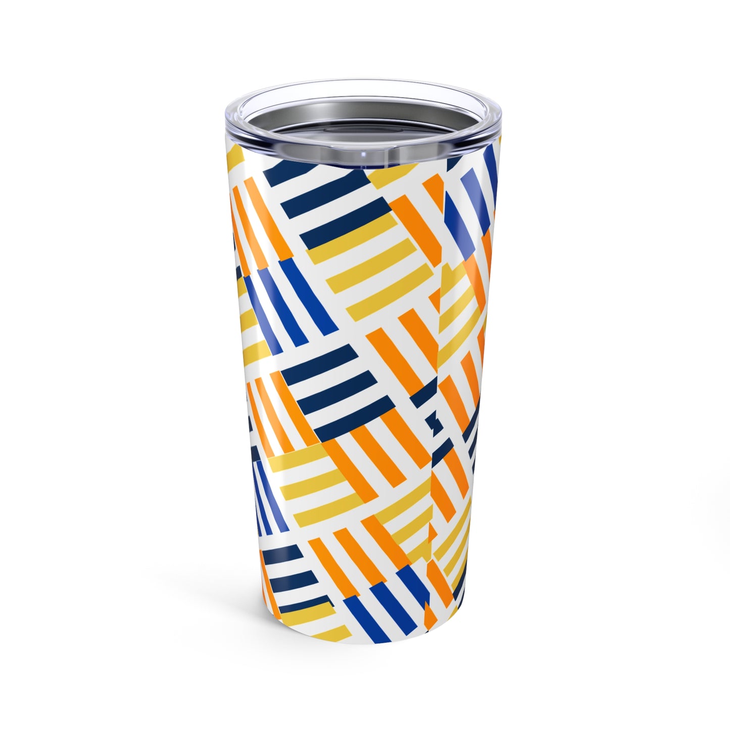 Vibrant Striped 20oz Tumbler - Colorful Travel Mug for Daily Hydration