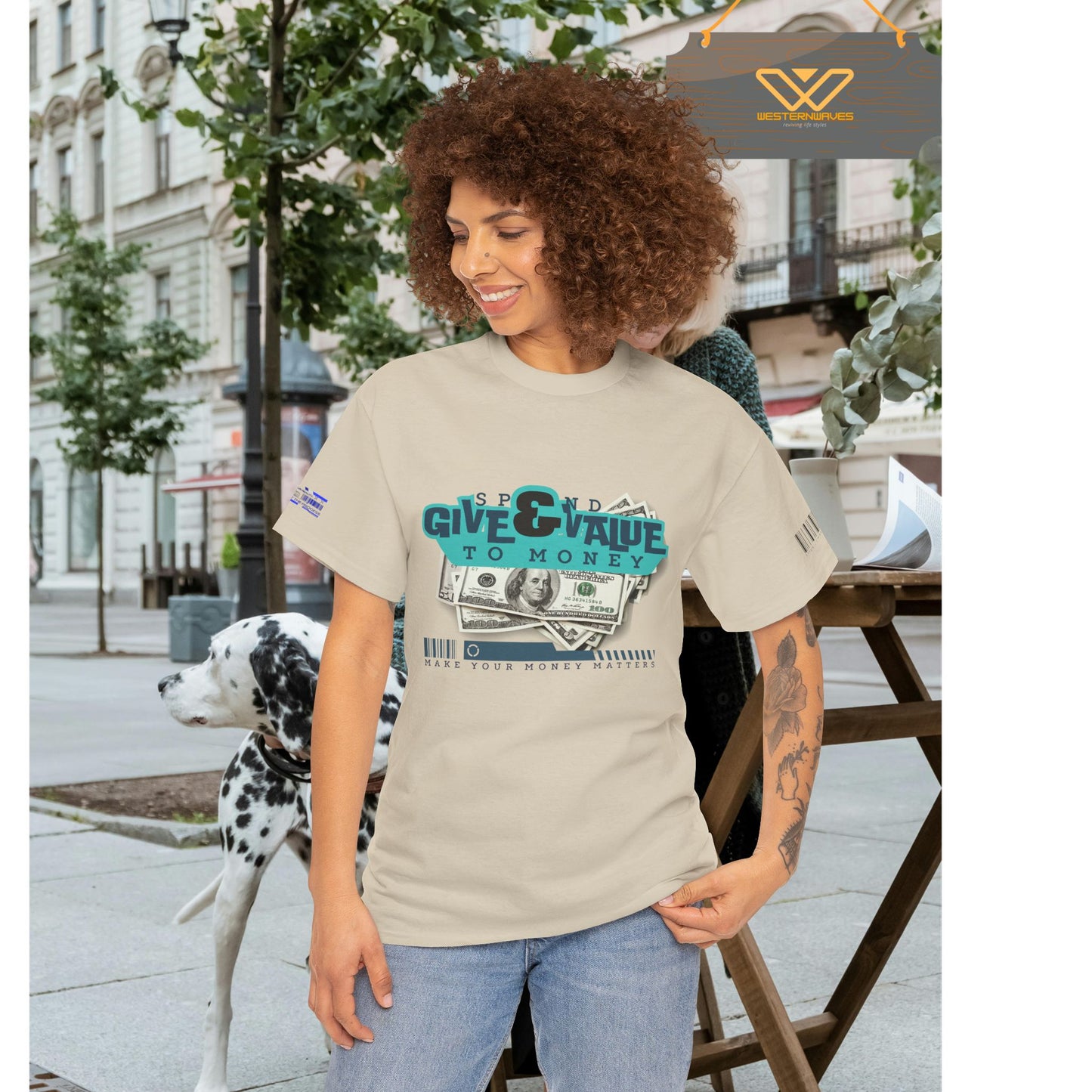 Unisex Heavy Cotton Tee_ Crafted from premium 100% cotton_ N2 Series SPW UHCT PT2WW012_ Limited Edition Maximum Comfort by WesternWaves: