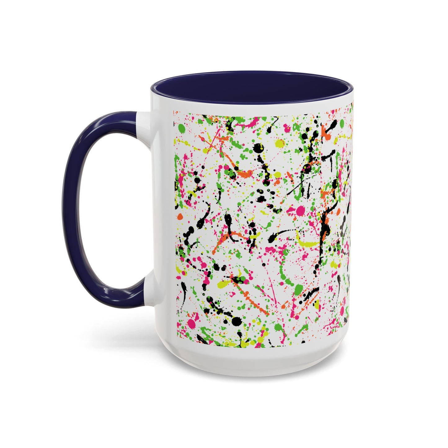 Accent Coffee Mug 11, 15oz_ N2 Series SPW ACM11OZ PT2WW0002_ Vibrant Limited Edition Design by WesternWawes: