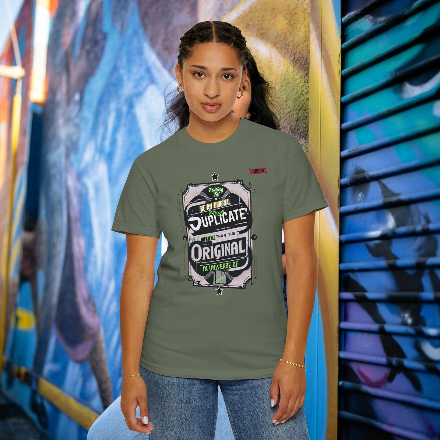 unisex garment-dyed t-shirt_ 09 July 2025_ Limited Edition Everyday Casual Wear by WesternWaves: