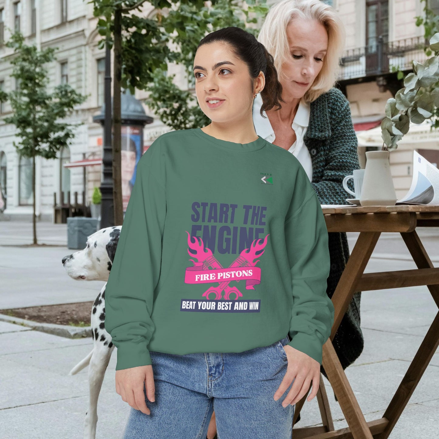 Unisex Garment-Dyed Sweatshirt_ N2 Series USGDSS PT2WW002_ Limited Edition Masterpiece of ‘ZeztZ’ Sports Brand _ Luxury & Casual Comfort by WesternWaves: