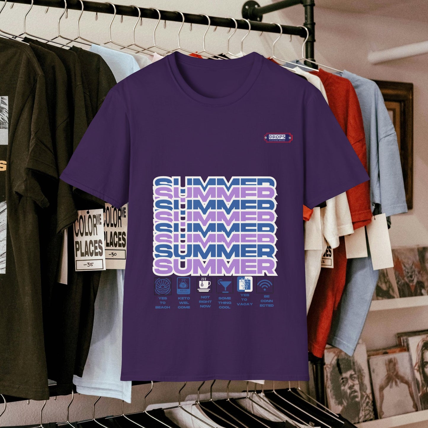 Unisex Softstyle T-Shirt_ N2* Series SPW USSTS FT2WW010_ Redefine Relaxation Limited Edition by WesternWaves: