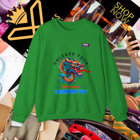 Unisex Heavy Blend™ Crewneck Sweatshirt_ N2 Series UHBCSS PT2WW007_ Limited Edition Pure Luxury for Every Occasion by WesternWaves: