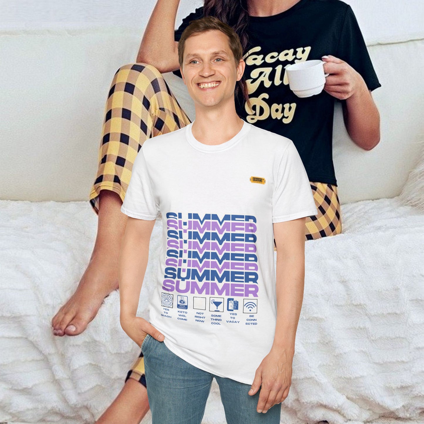 Unisex Softstyle T-Shirt_ N2* Series SPW USSTS FT2WW010_ Redefine Relaxation Limited Edition by WesternWaves:
